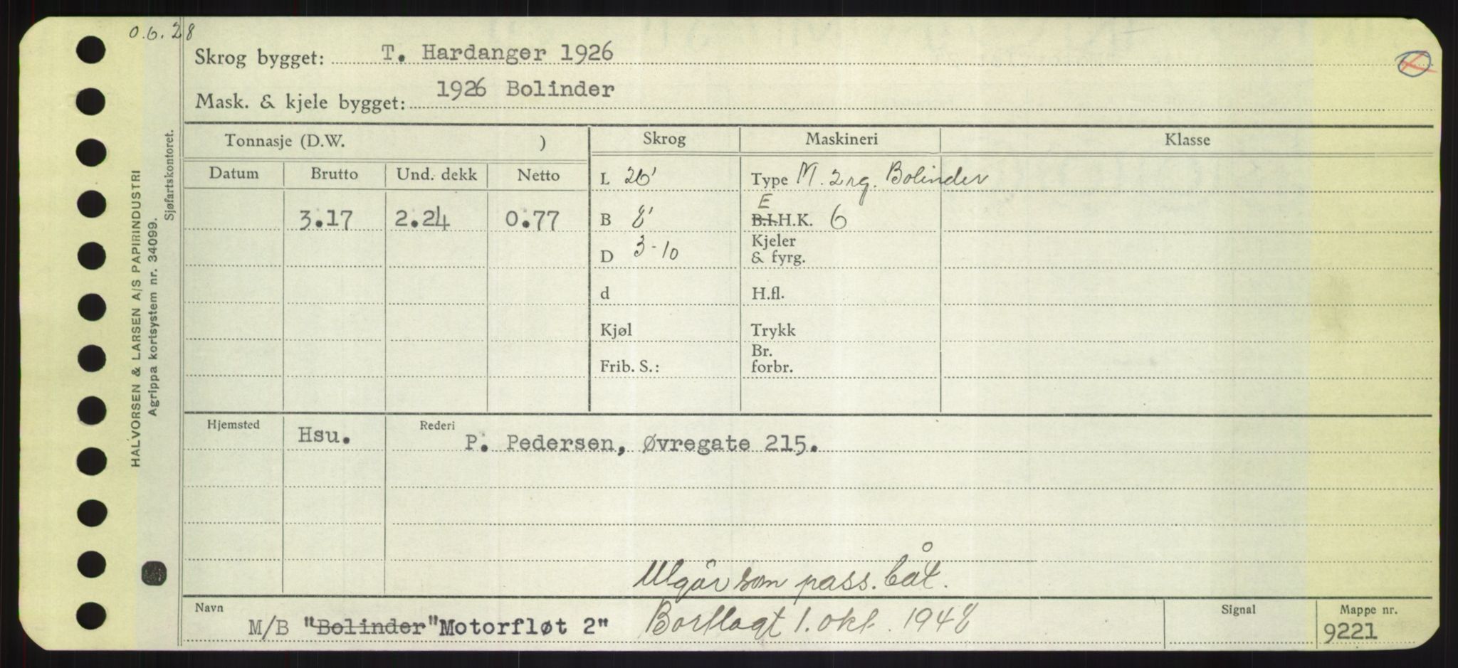 Sjøfartsdirektoratet med forløpere, Skipsmålingen, AV/RA-S-1627/H/Hd/L0025: Fartøy, Min-Mås, p. 337