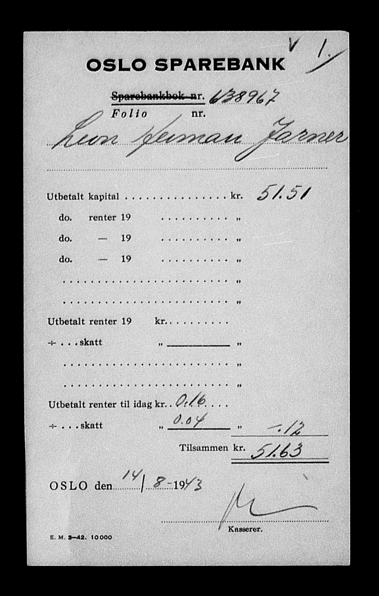 Justisdepartementet, Tilbakeføringskontoret for inndratte formuer, AV/RA-S-1564/H/Hc/Hcc/L0947: --, 1945-1947, p. 183