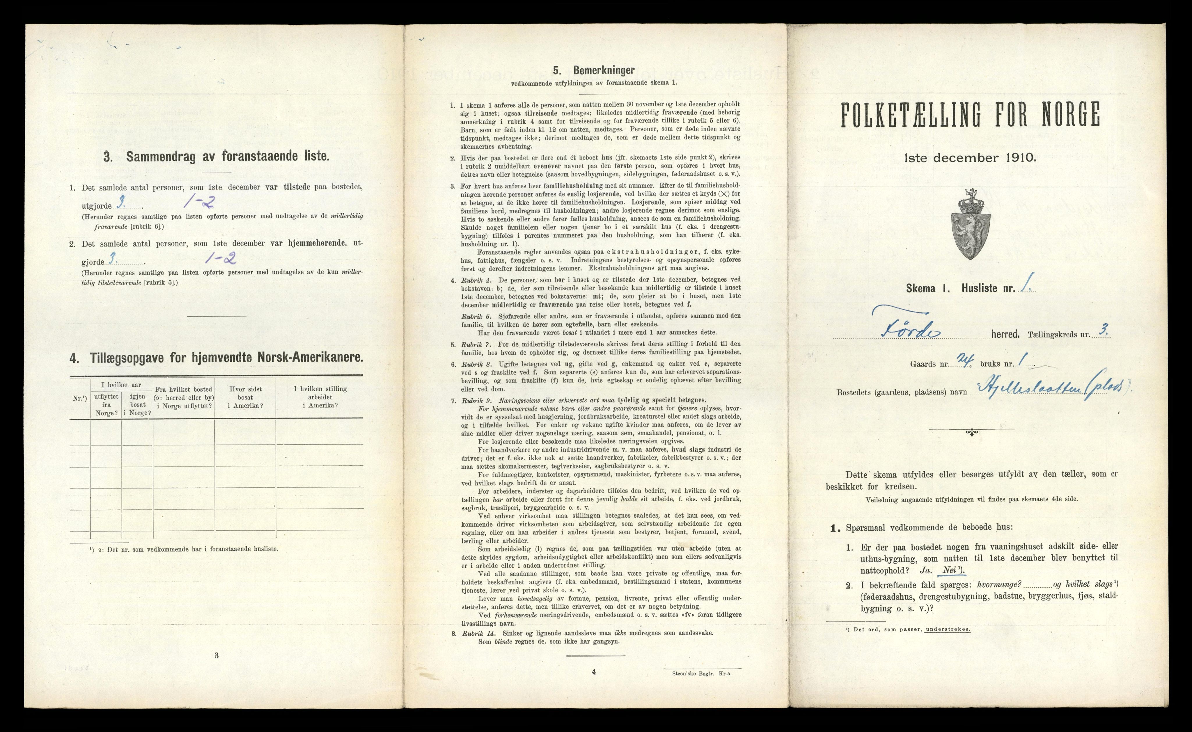 RA, 1910 census for Førde, 1910, p. 193