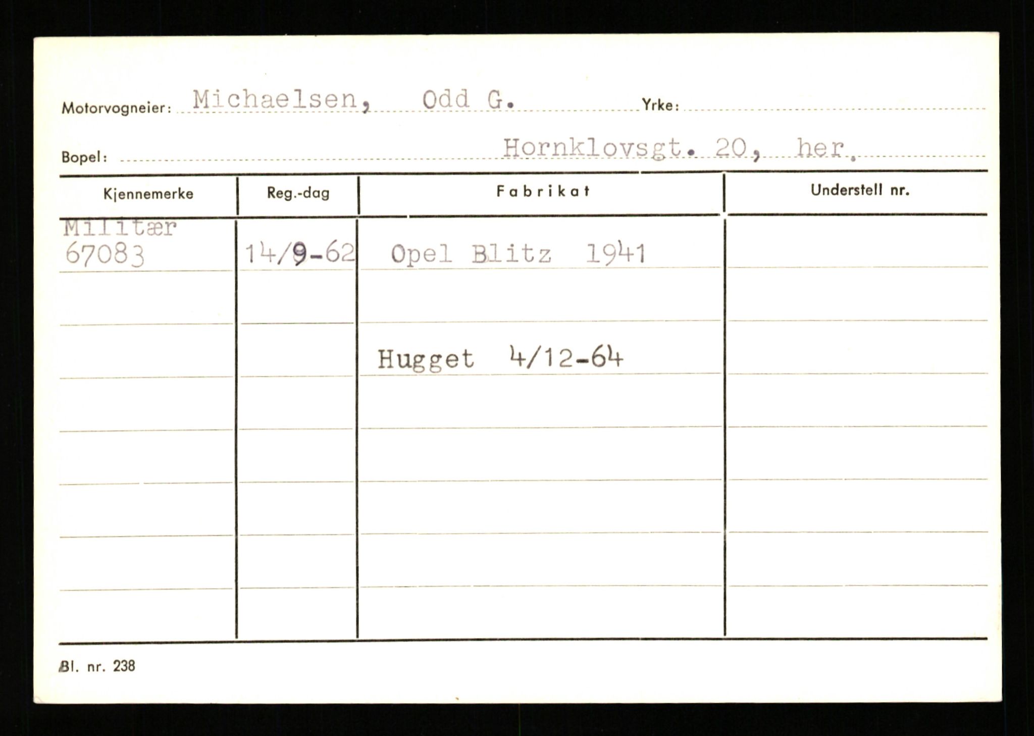 Stavanger trafikkstasjon, AV/SAST-A-101942/0/G/L0007: Registreringsnummer: 49019 - 67460, 1930-1971, p. 3231