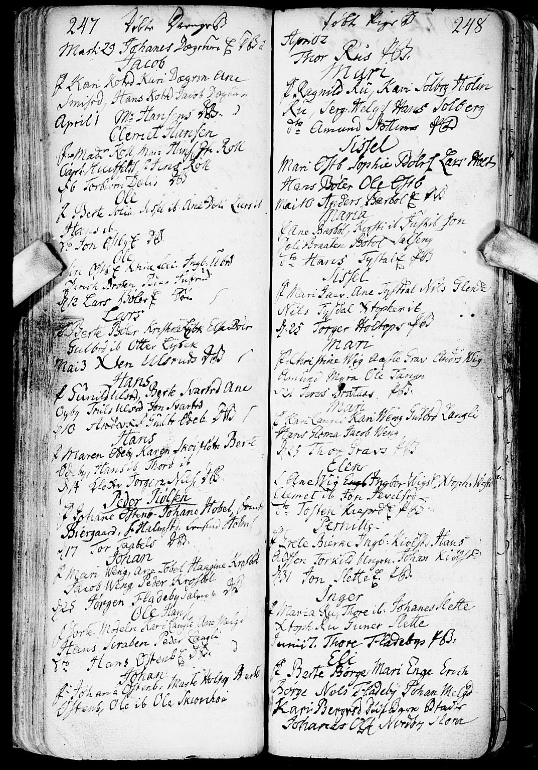 Enebakk prestekontor Kirkebøker, SAO/A-10171c/F/Fa/L0002: Parish register (official) no. I 2, 1755-1806, p. 247-248