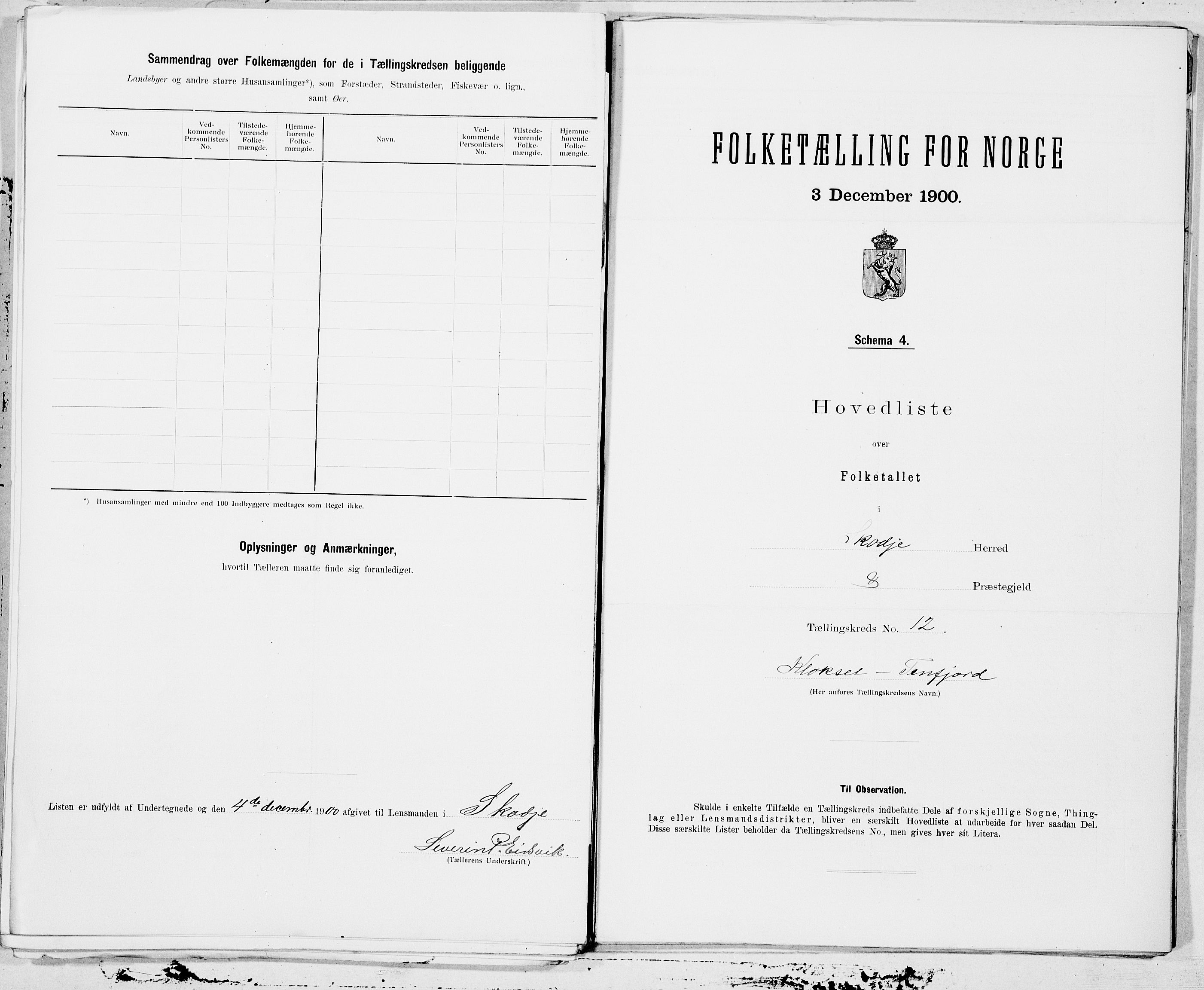 SAT, 1900 census for Skodje, 1900, p. 24