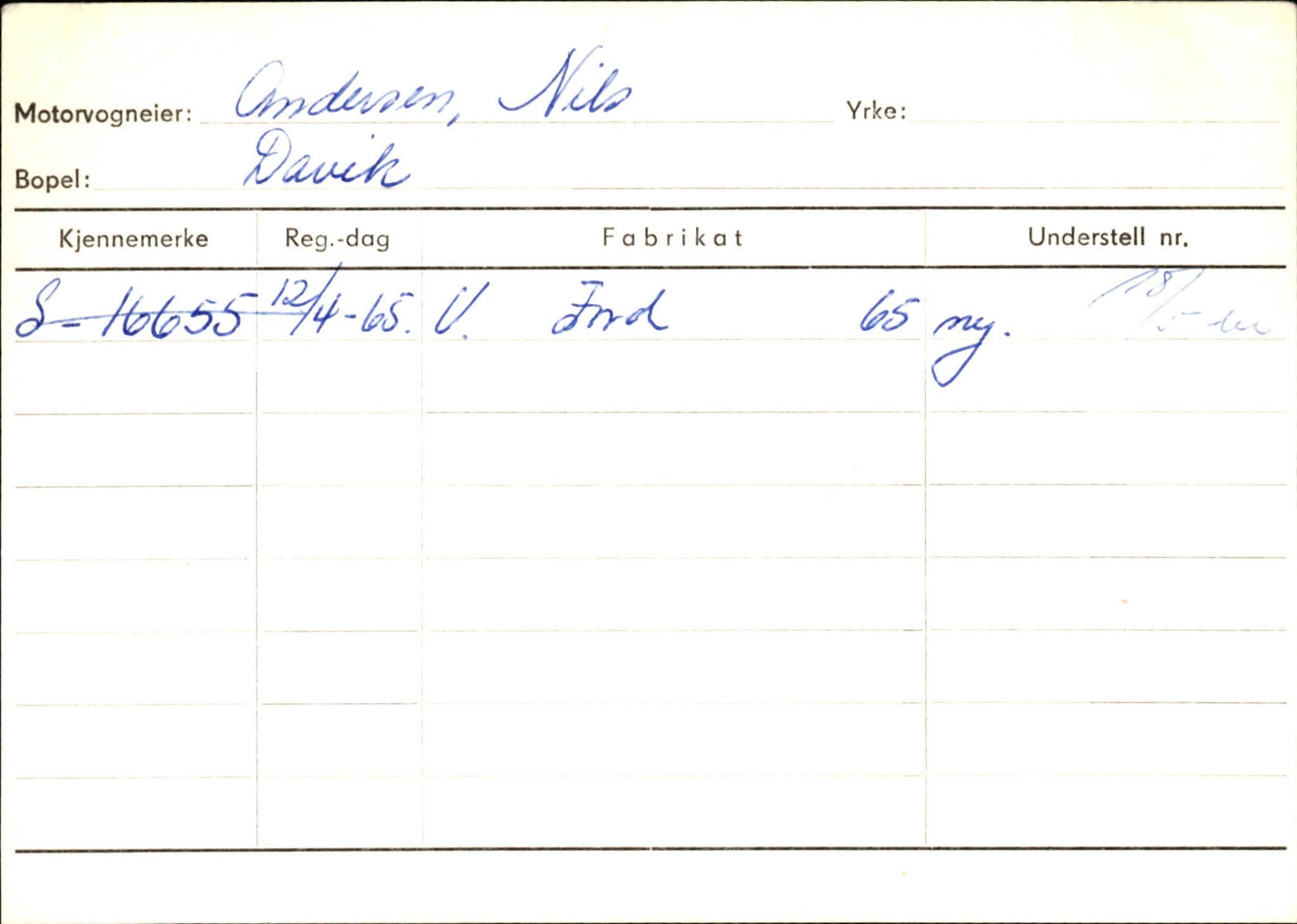 Statens vegvesen, Sogn og Fjordane vegkontor, SAB/A-5301/4/F/L0129: Eigarregistrer Eid A-S, 1945-1975, p. 43