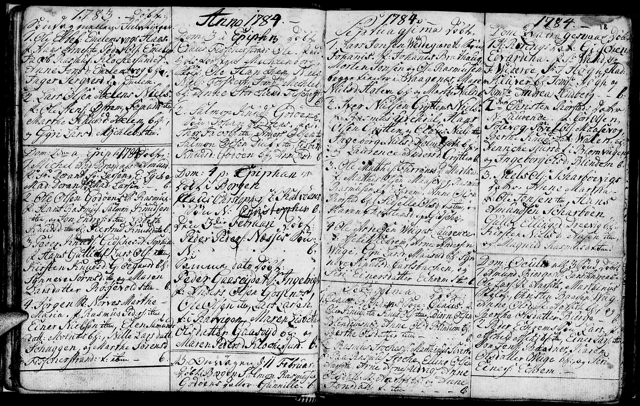 Ministerialprotokoller, klokkerbøker og fødselsregistre - Møre og Romsdal, AV/SAT-A-1454/528/L0420: Parish register (copy) no. 528C01, 1764-1784, p. 18