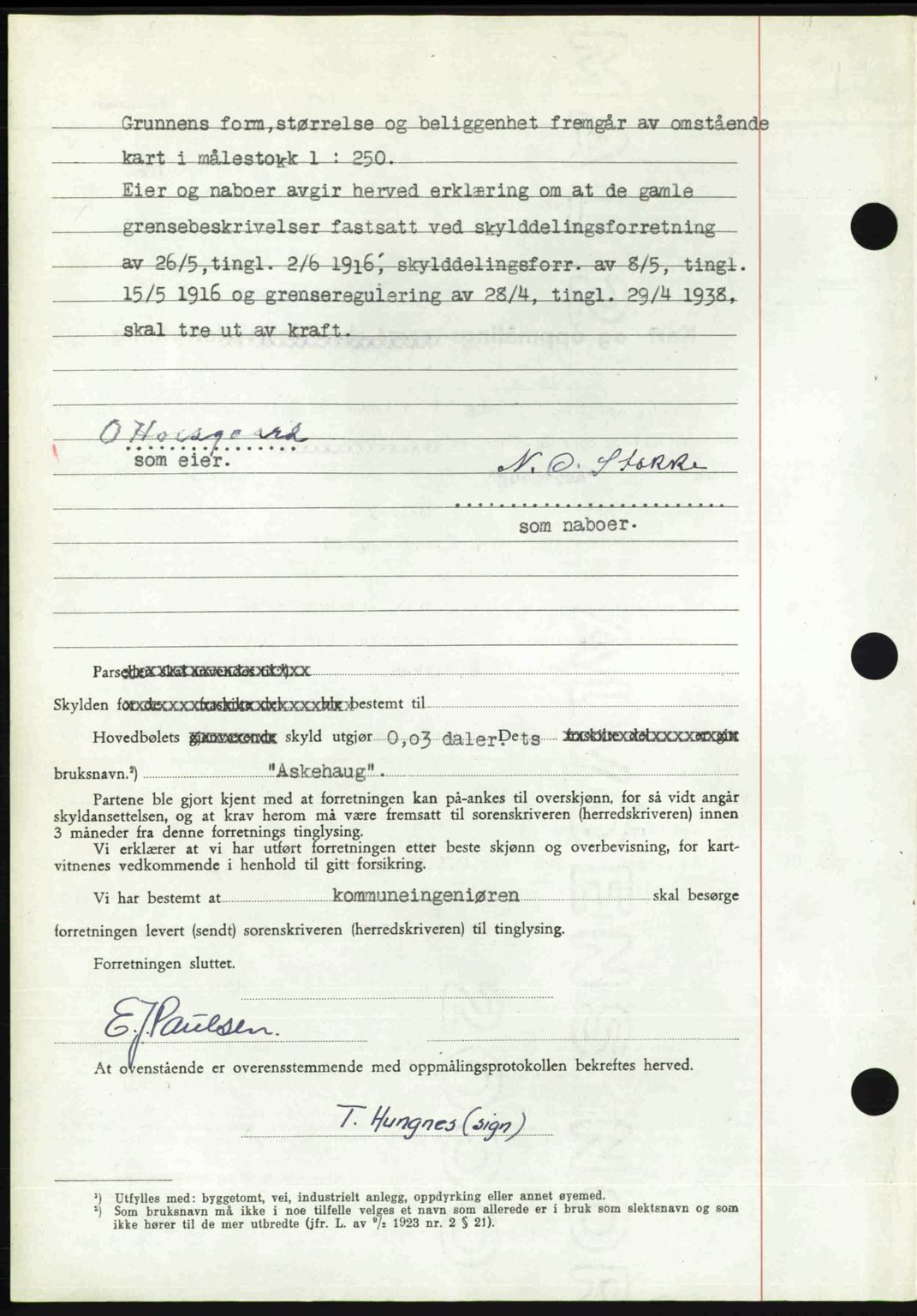 Romsdal sorenskriveri, AV/SAT-A-4149/1/2/2C: Mortgage book no. A32, 1950-1950, Diary no: : 461/1950