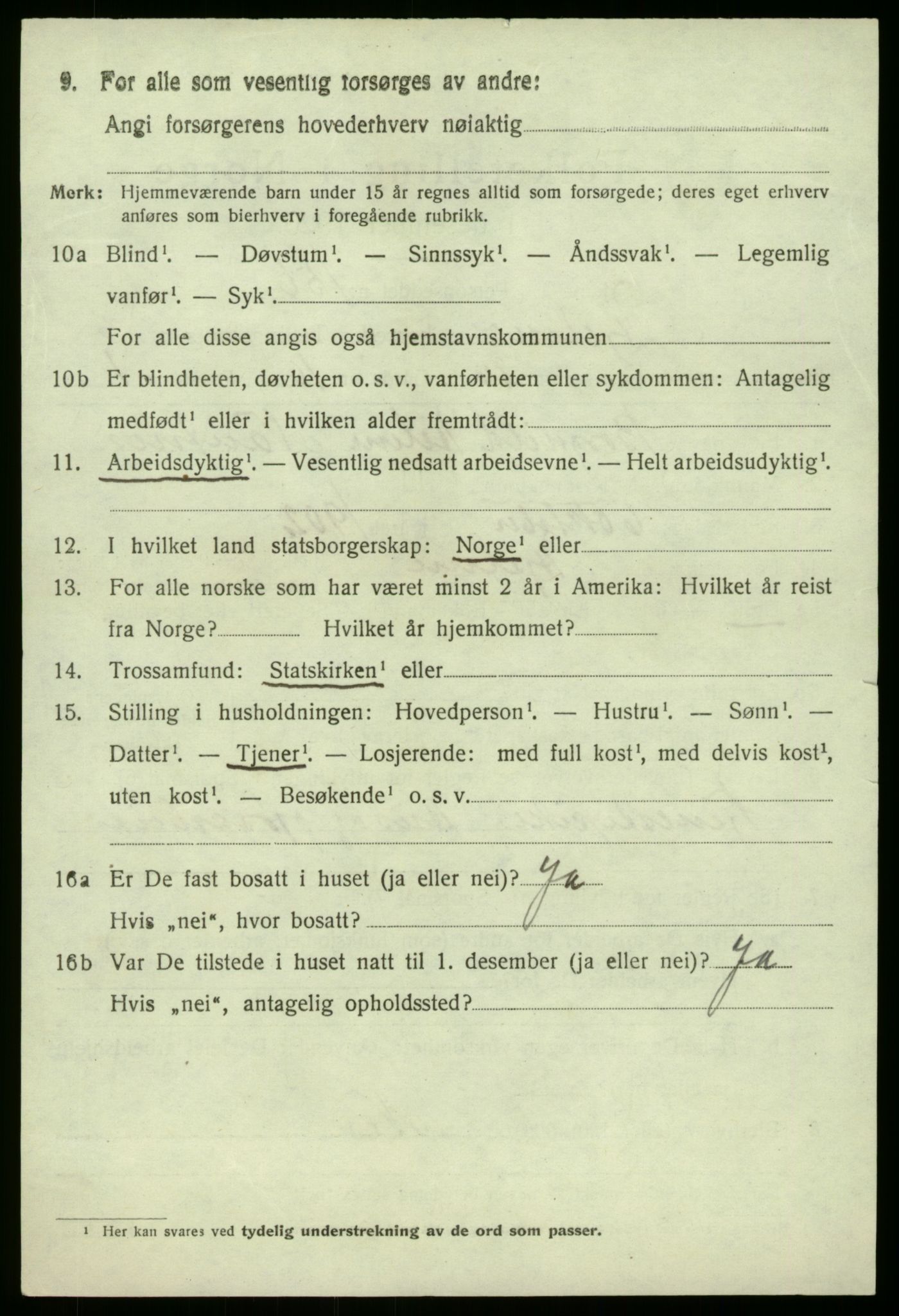 SAB, 1920 census for Hjelme, 1920, p. 2247