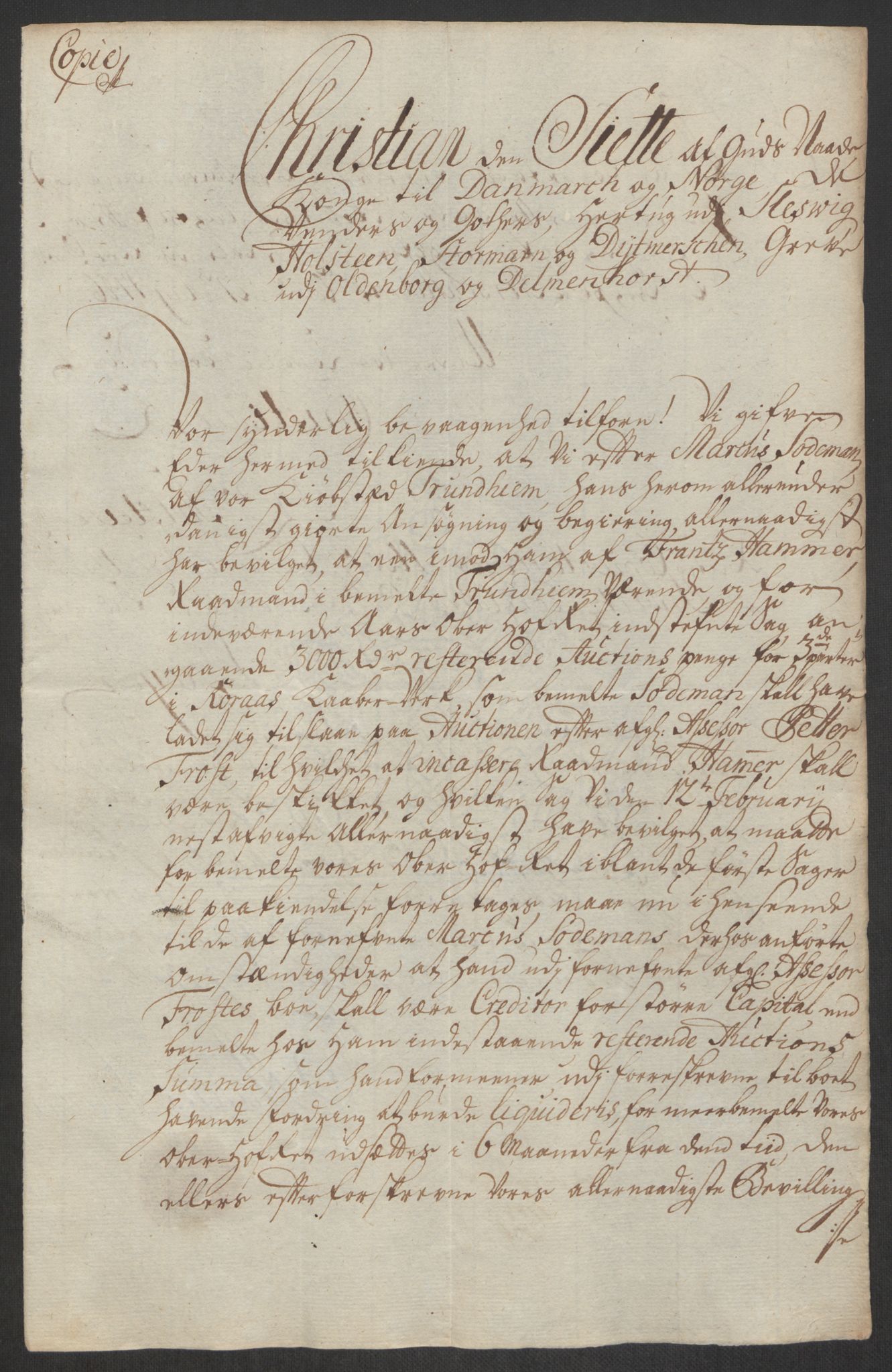 Rentekammeret inntil 1814, Reviderte regnskaper, Byregnskaper, AV/RA-EA-4066/R/Rs/L0541: [S22] Sikt og sakefall, 1743-1746, p. 293