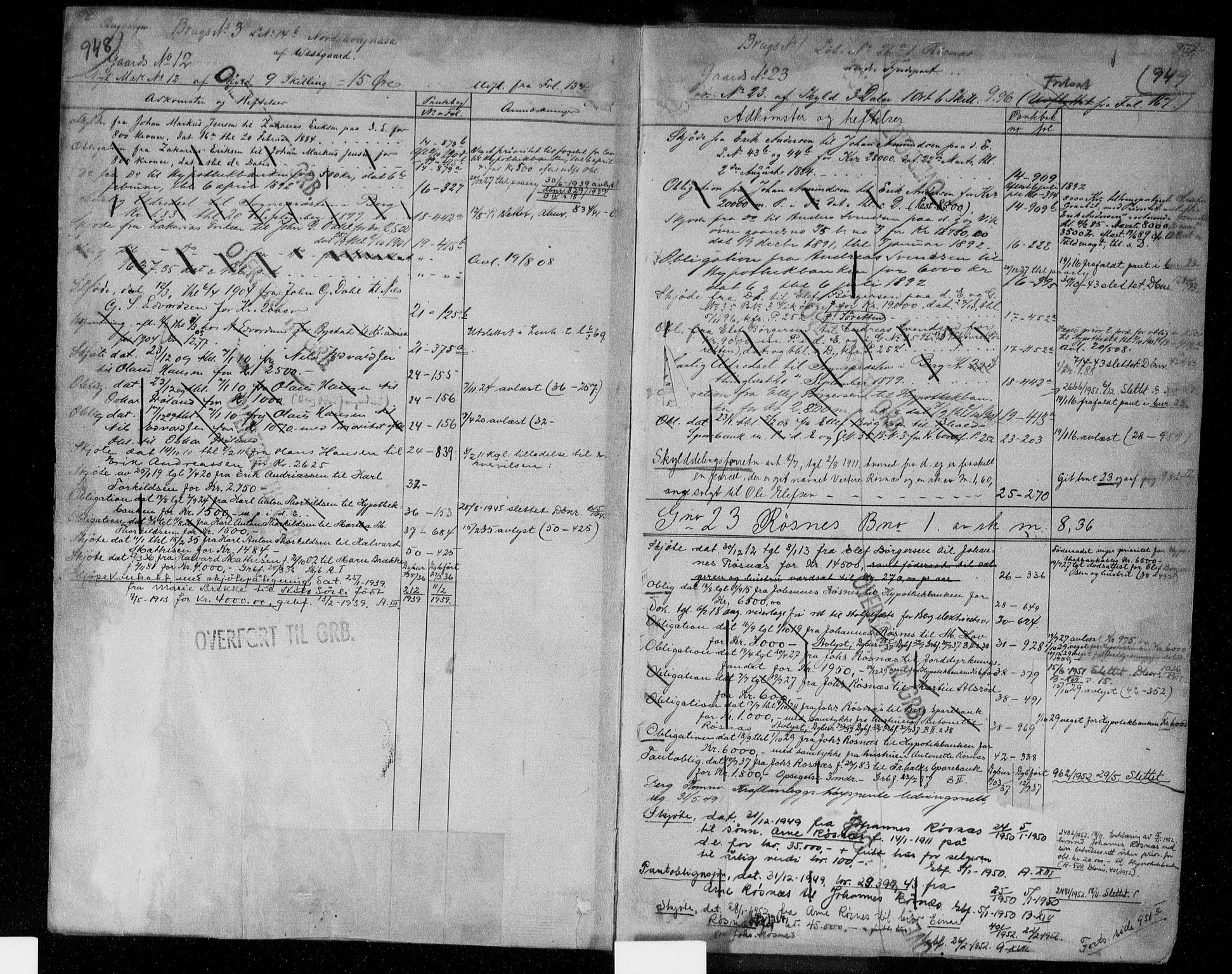 Idd og Marker sorenskriveri, AV/SAO-A-10283/G/Ga/Gac/L0004b: Mortgage register no. II 4b, 1848-1953, p. 948-949