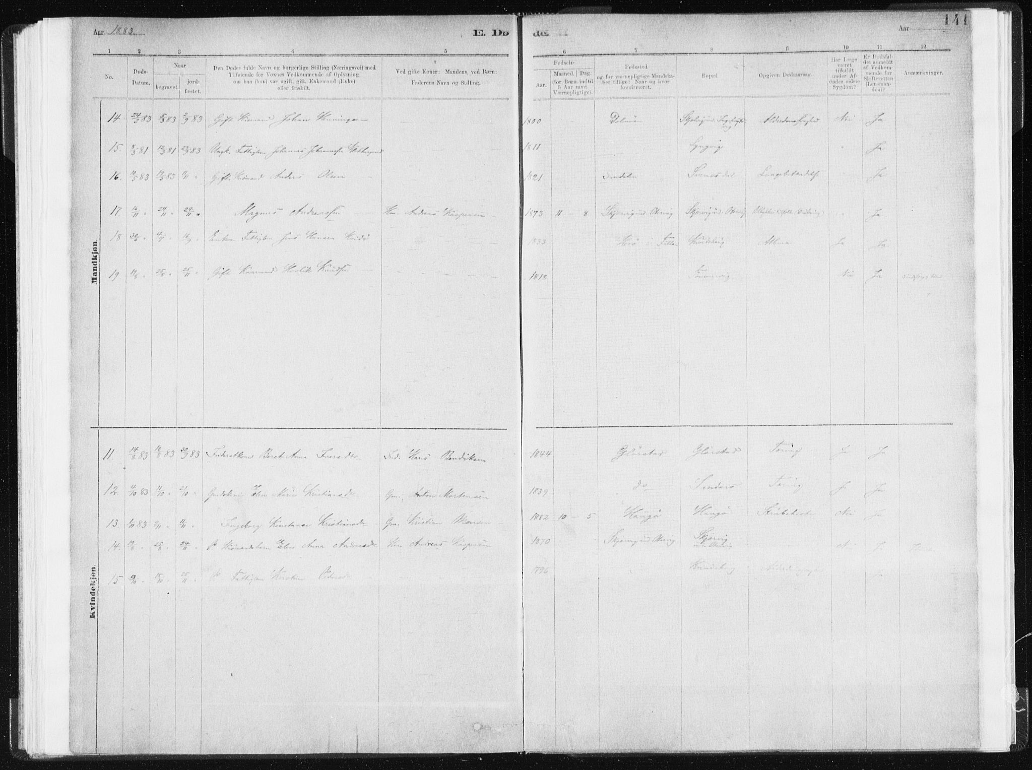 Ministerialprotokoller, klokkerbøker og fødselsregistre - Sør-Trøndelag, SAT/A-1456/634/L0533: Parish register (official) no. 634A09, 1882-1901, p. 141