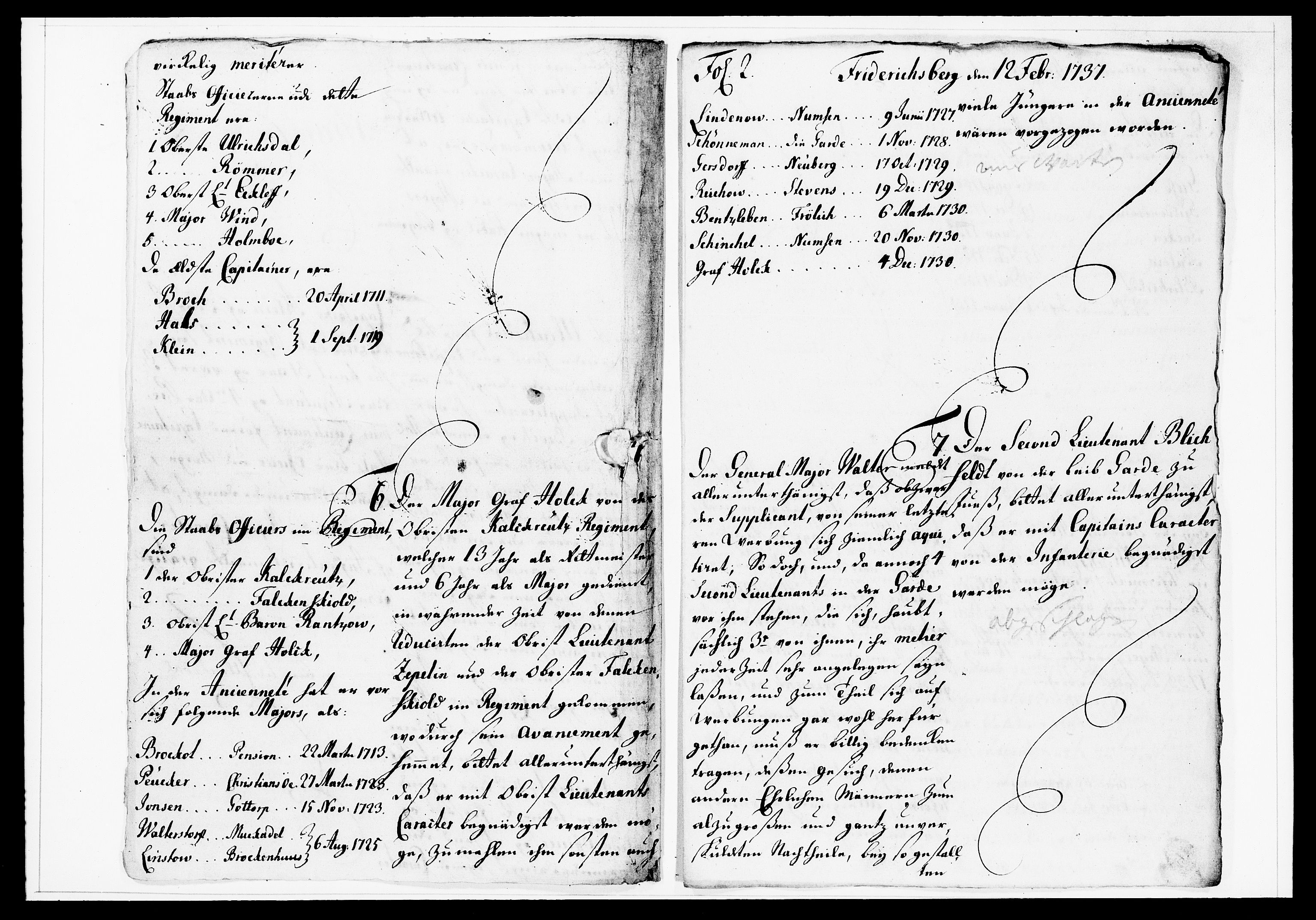 Krigskollegiet, Krigskancelliet, DRA/A-0006/-/1138-1142: Refererede sager, 1737, p. 46