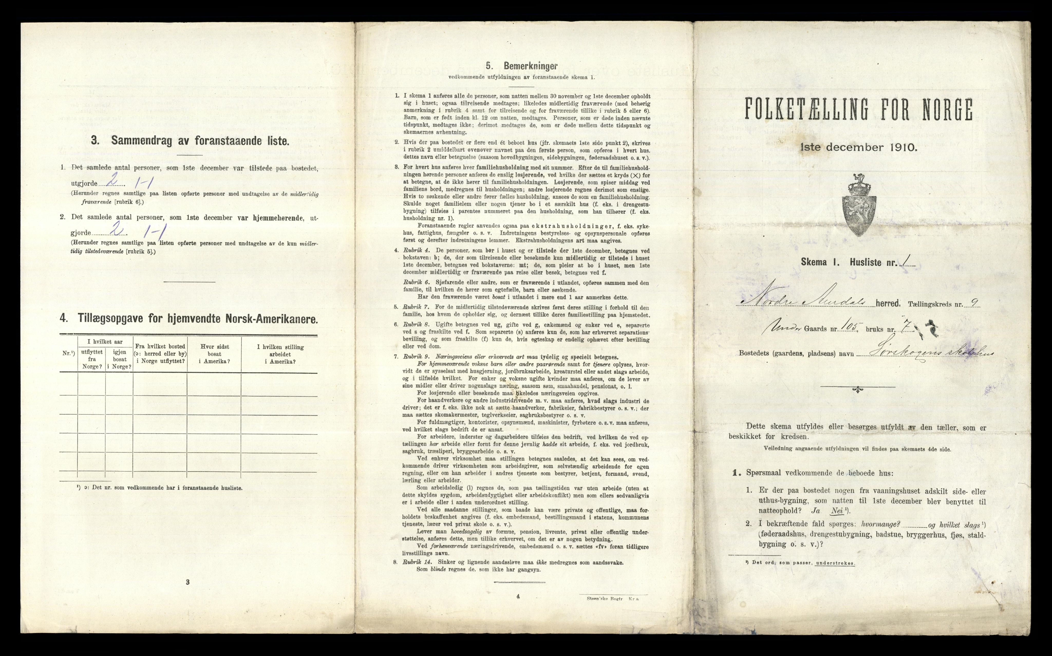 RA, 1910 census for Nord-Aurdal, 1910, p. 1355