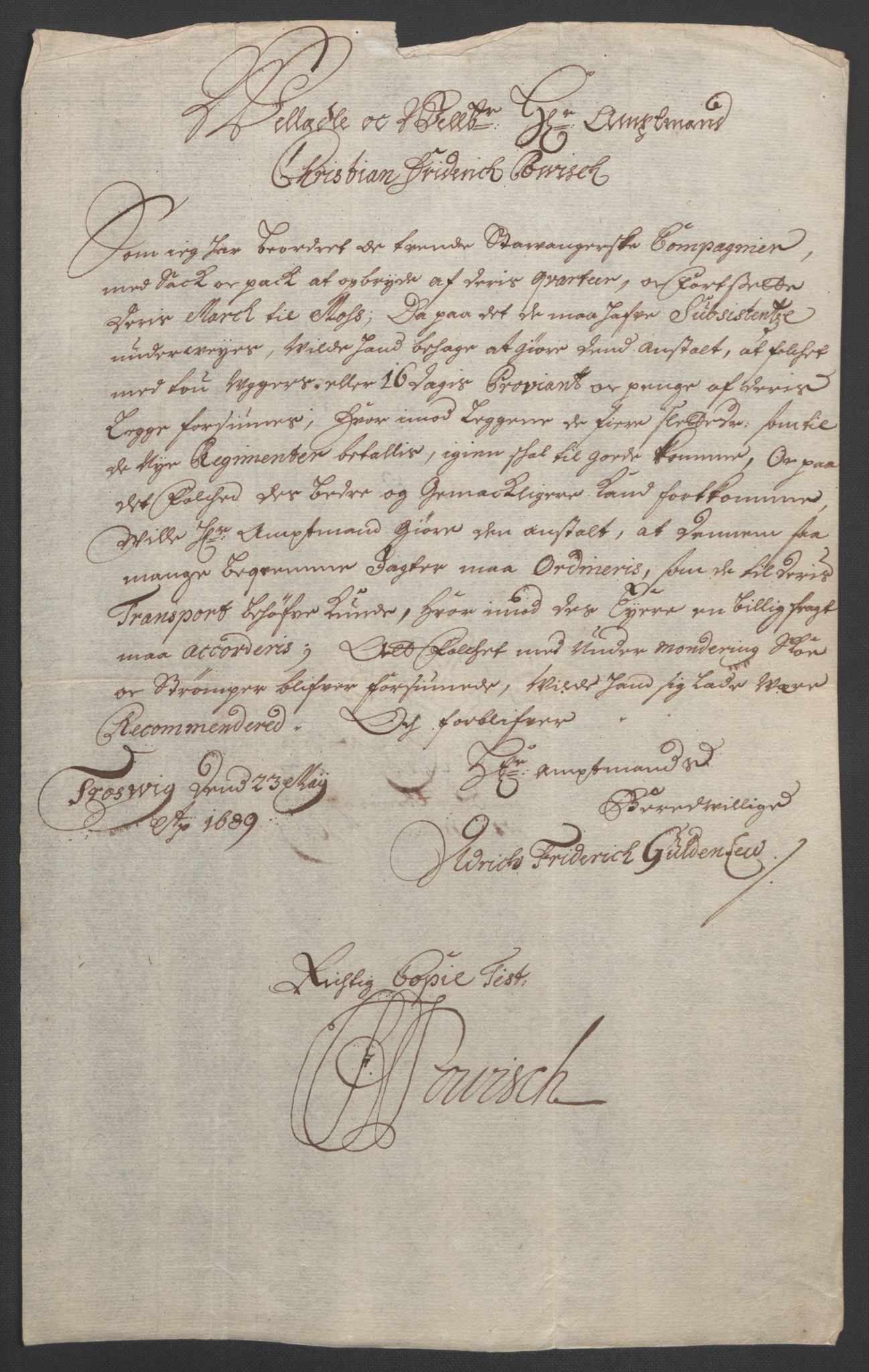 Rentekammeret inntil 1814, Reviderte regnskaper, Fogderegnskap, AV/RA-EA-4092/R47/L2856: Fogderegnskap Ryfylke, 1689-1693, p. 145