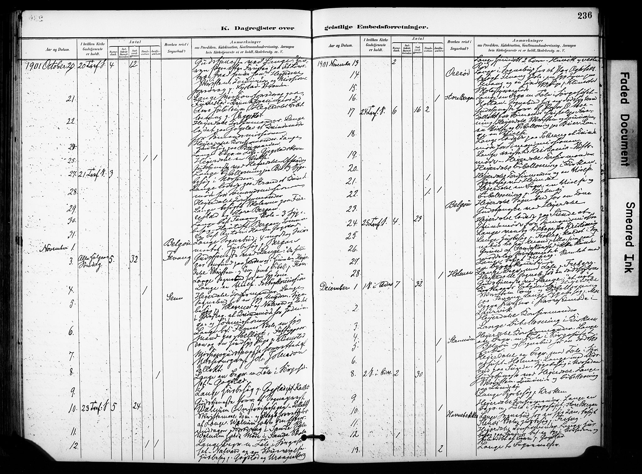 Sandar kirkebøker, SAKO/A-243/F/Fa/L0015: Parish register (official) no. 15, 1896-1907, p. 236