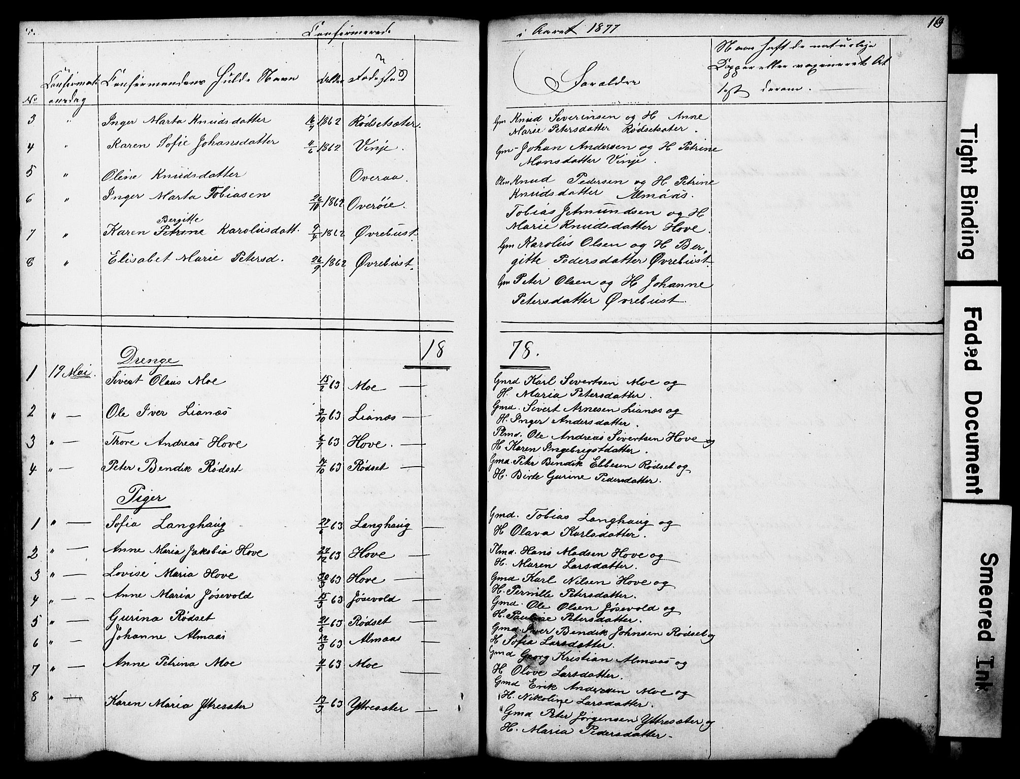 Ministerialprotokoller, klokkerbøker og fødselsregistre - Møre og Romsdal, AV/SAT-A-1454/521/L0301: Parish register (copy) no. 521C02, 1854-1881, p. 119