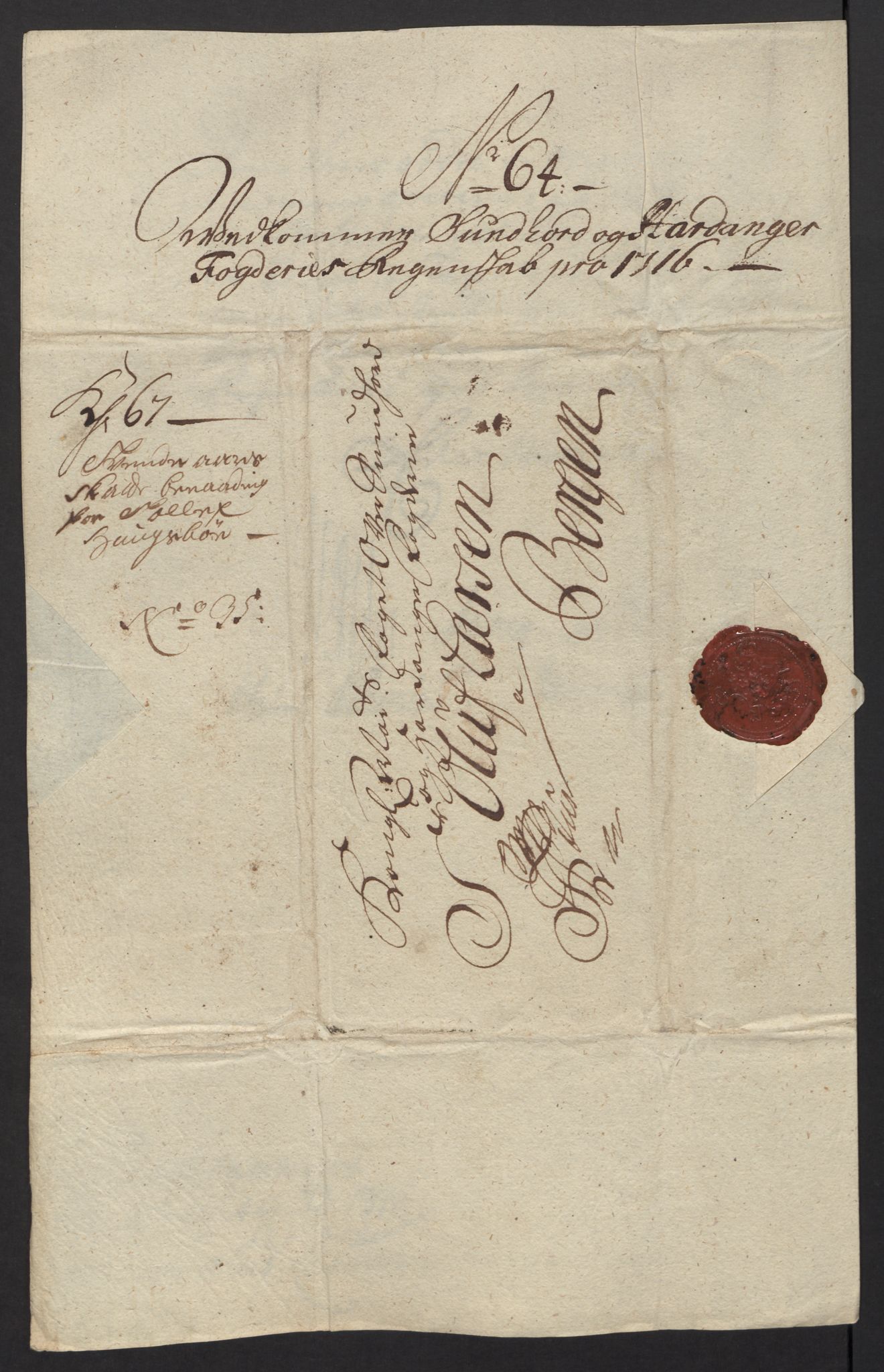 Rentekammeret inntil 1814, Reviderte regnskaper, Fogderegnskap, AV/RA-EA-4092/R48/L2992: Fogderegnskap Sunnhordland og Hardanger, 1716, p. 293