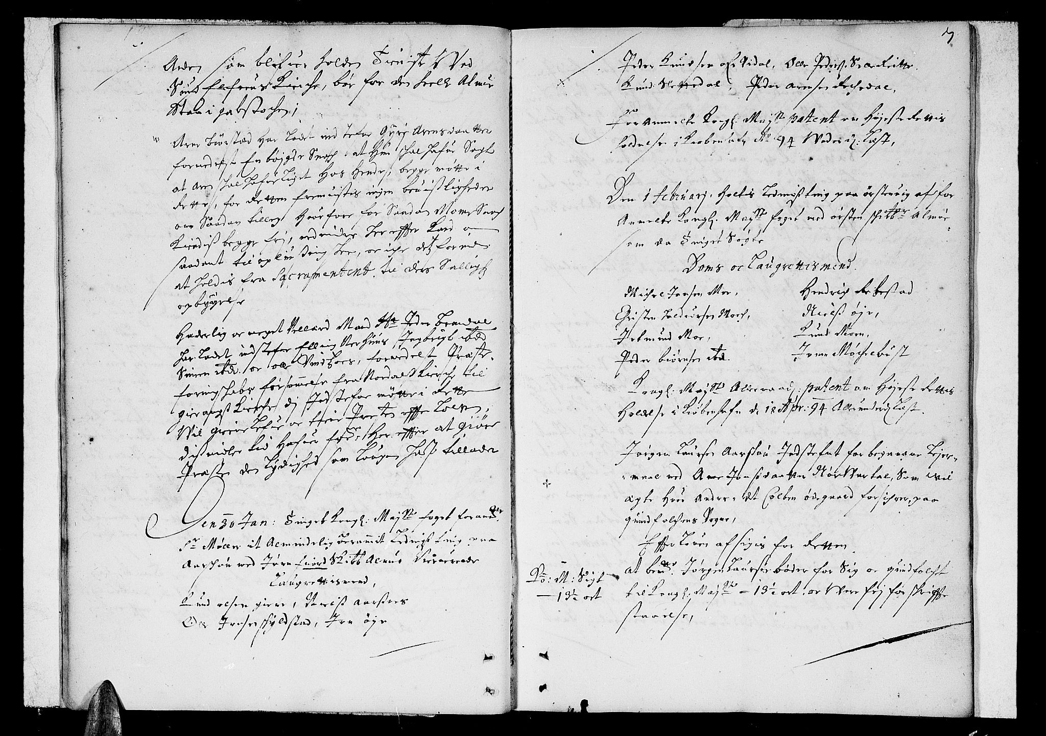 Sunnmøre sorenskriveri, AV/SAT-A-0005/1/1A/L0016: Tingbok 15, 1694-1696, p. 6b-7a