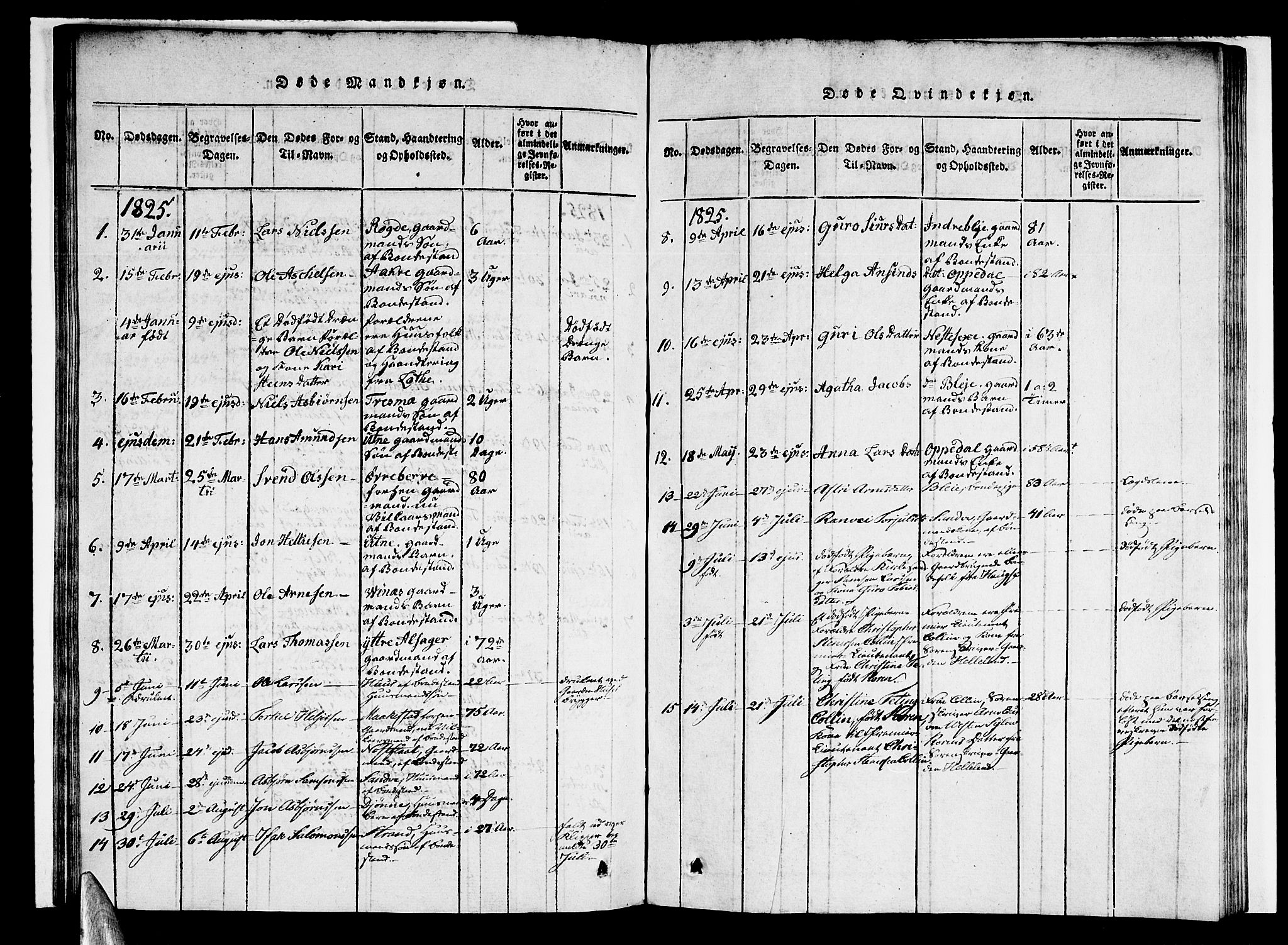 Ullensvang sokneprestembete, SAB/A-78701/H/Haa: Parish register (official) no. A 9, 1819-1826