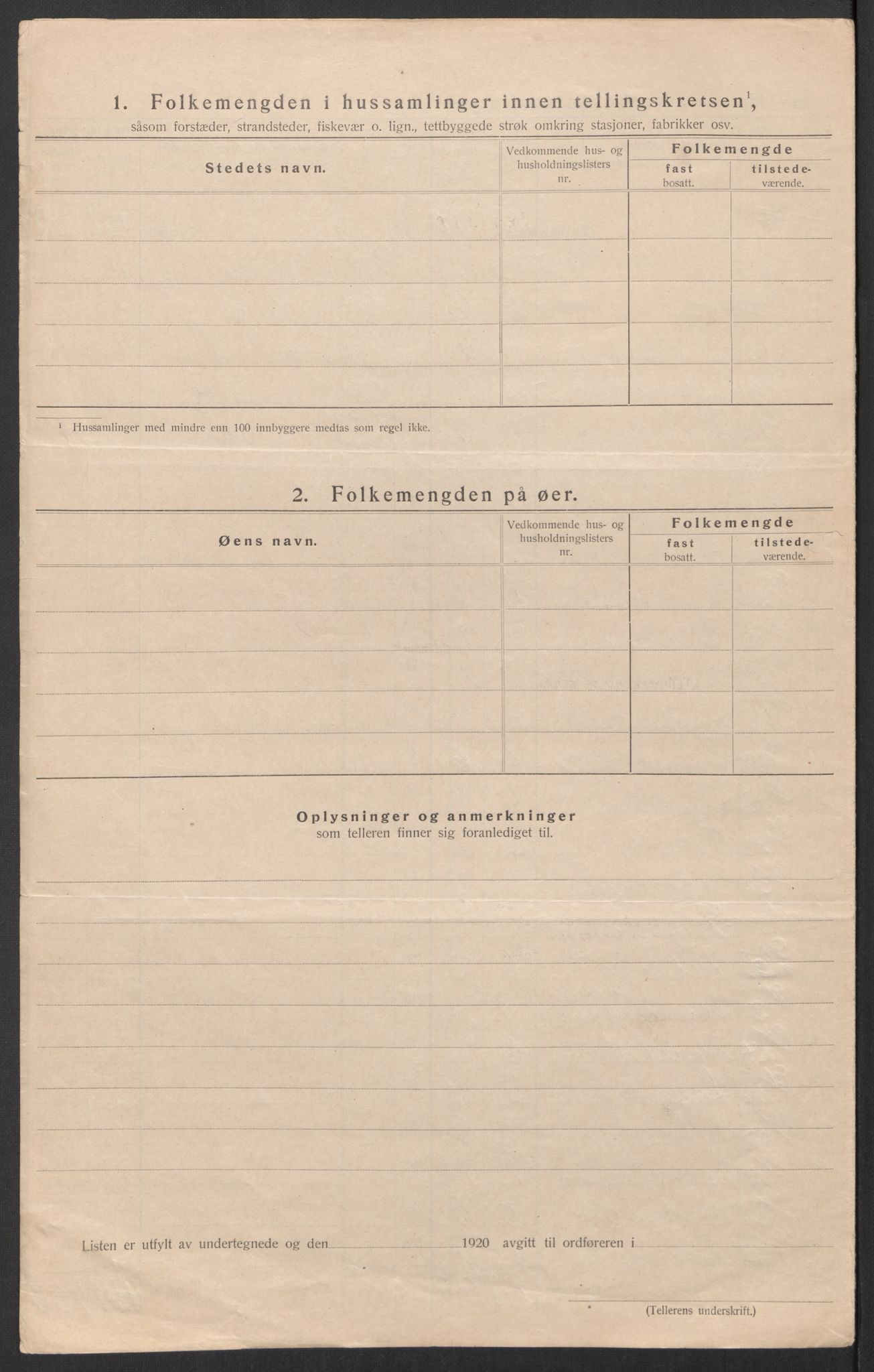 SAT, 1920 census for Hadsel, 1920, p. 89