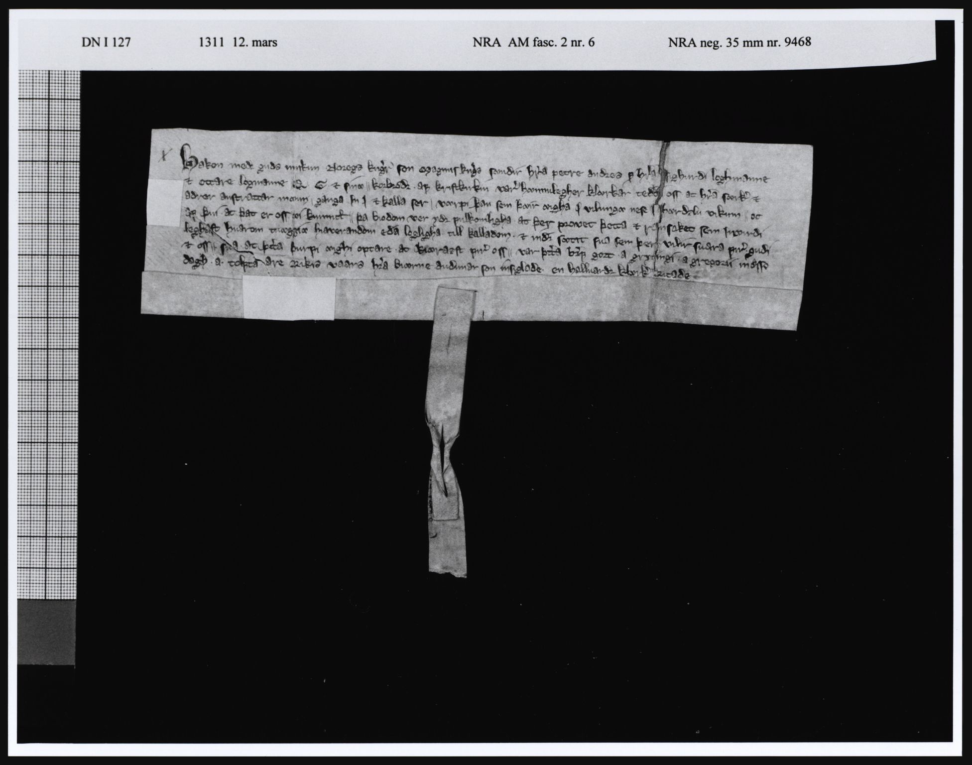 Riksarkivets diplomsamling, AV/RA-EA-5965/F05/L0005: NRA AM fasc. 2 nr. 3-6, 1308-1311, p. 21
