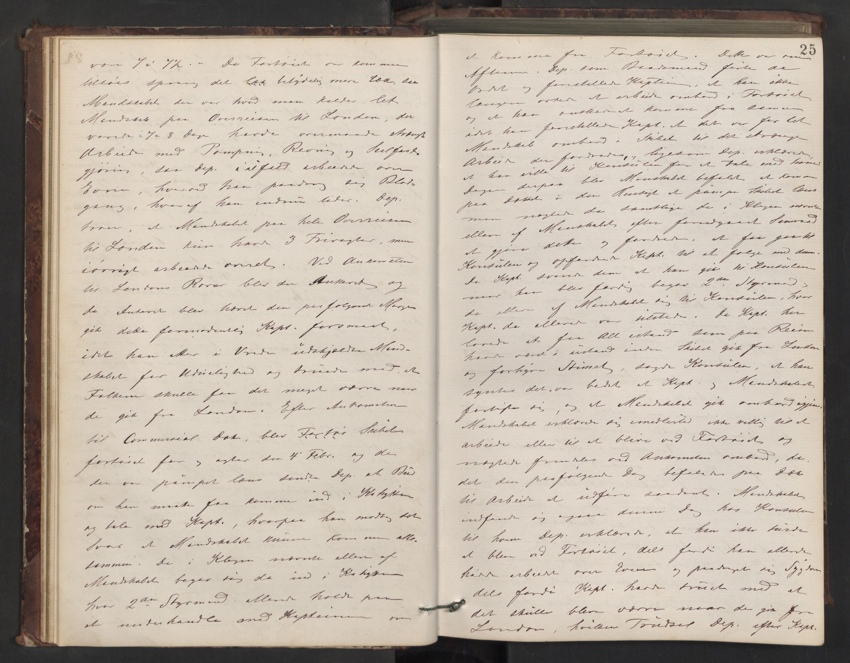Drøbak byfogd, AV/SAO-A-10144/F/Fb/L0004: Ekstrarettsprotokoll, 1874-1889, p. 24b-25a