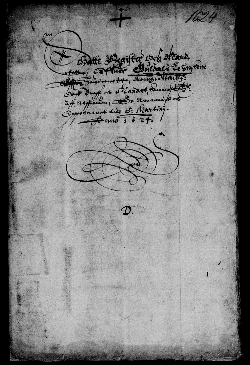 Rentekammeret inntil 1814, Reviderte regnskaper, Lensregnskaper, AV/RA-EA-5023/R/Rb/Rbw/L0028: Trondheim len, 1624-1626