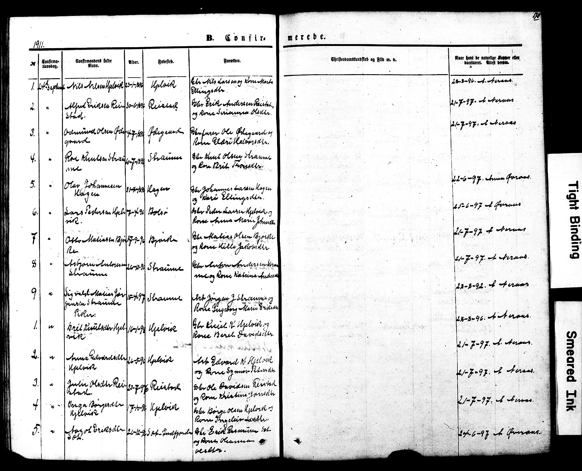 Ministerialprotokoller, klokkerbøker og fødselsregistre - Møre og Romsdal, SAT/A-1454/550/L0618: Parish register (copy) no. 550C01, 1870-1927, p. 170
