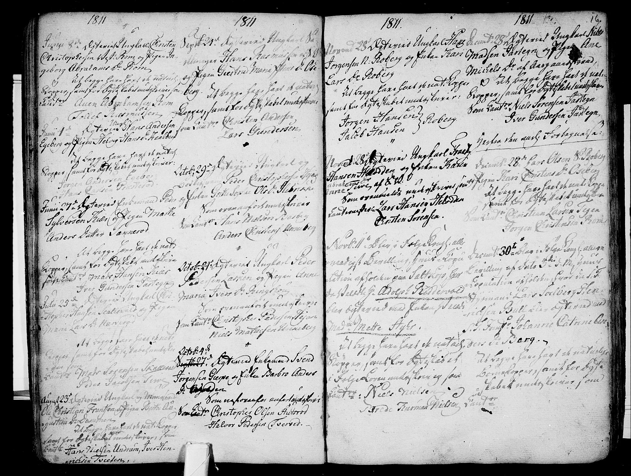 Sem kirkebøker, AV/SAKO-A-5/F/Fb/L0003: Parish register (official) no. II 3, 1792-1814, p. 16