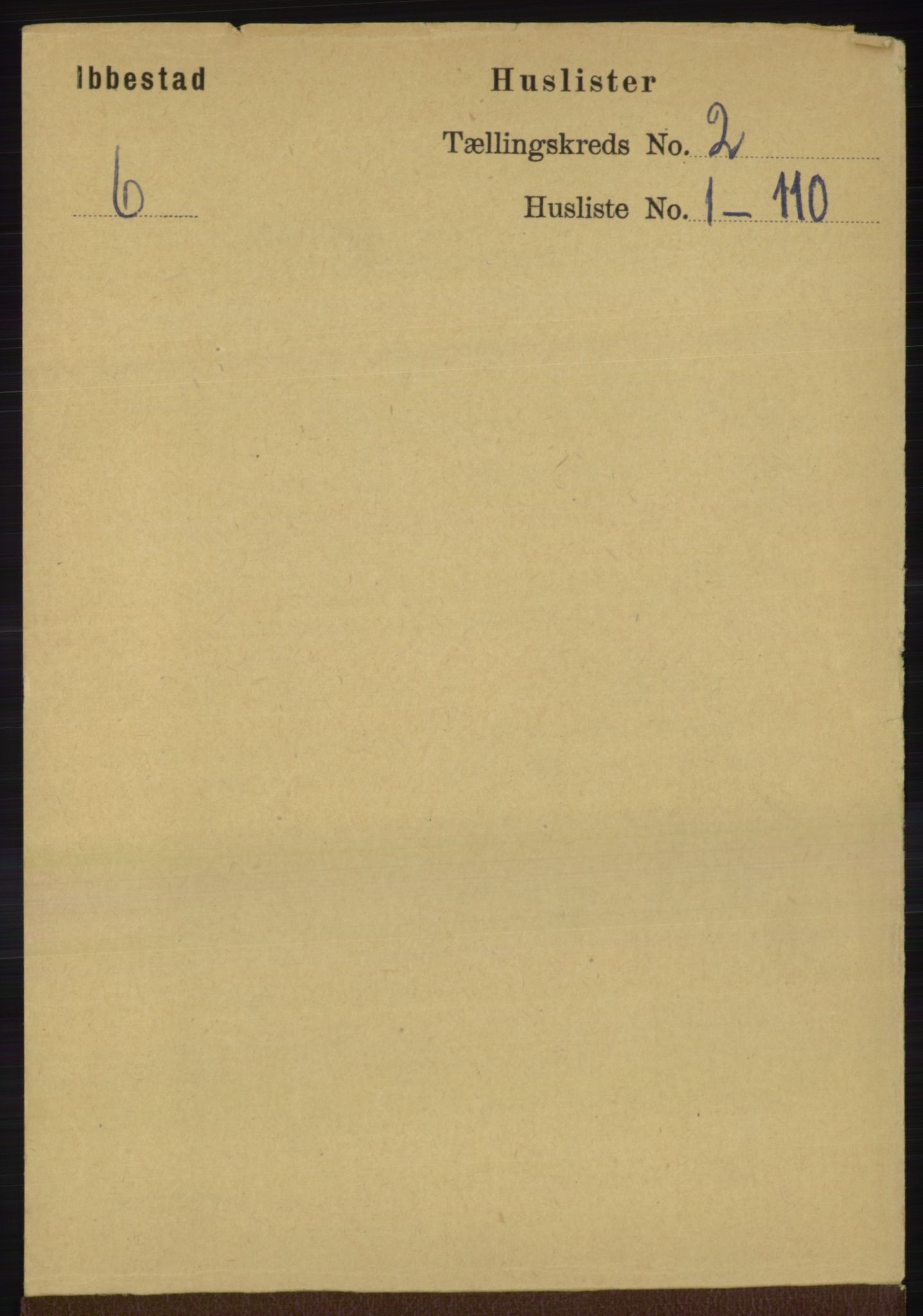 RA, 1891 census for 1917 Ibestad, 1891, p. 707