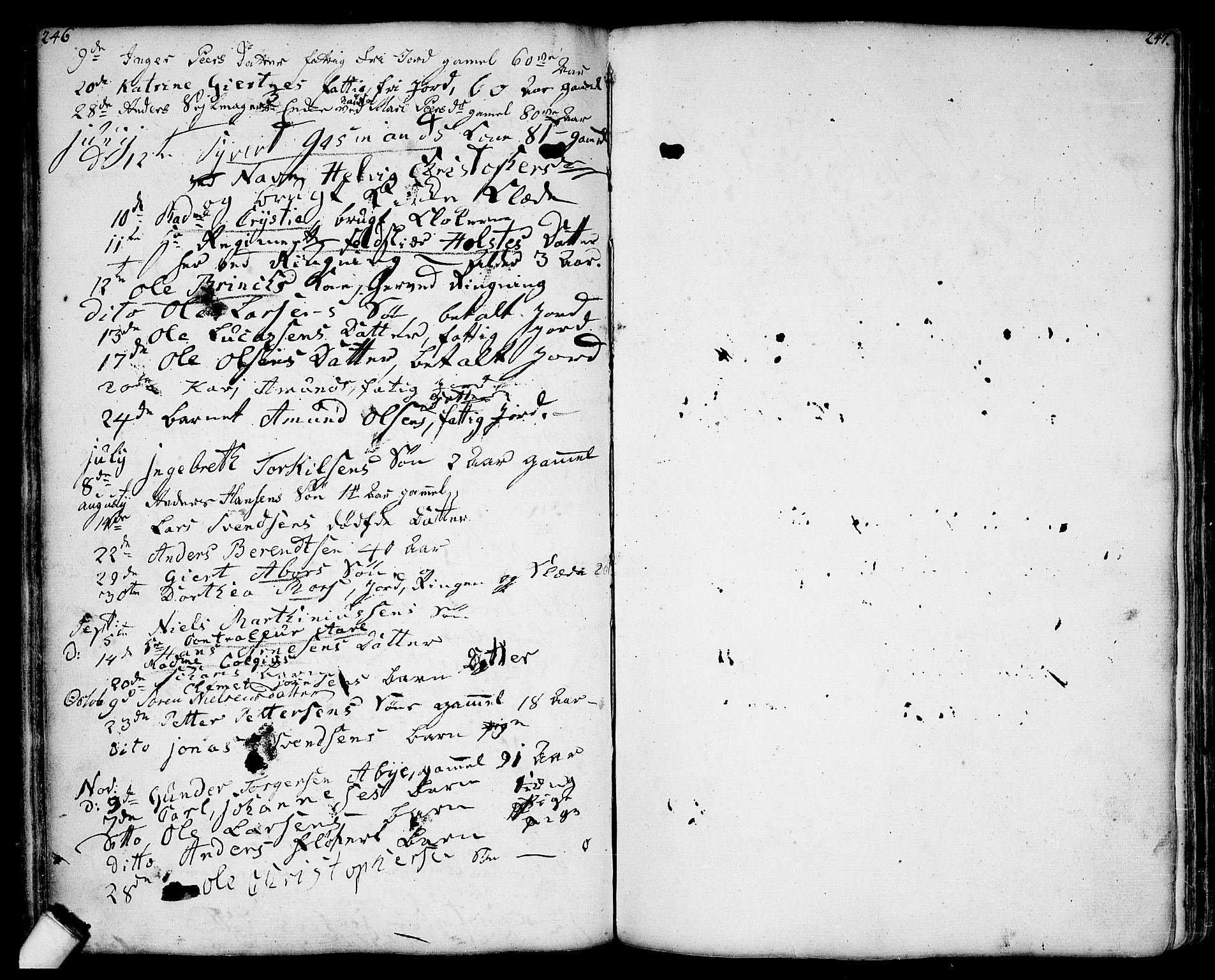 Moss prestekontor Kirkebøker, AV/SAO-A-2003/F/Fa/L0002: Parish register (official) no. I 2, 1753-1779, p. 246-247