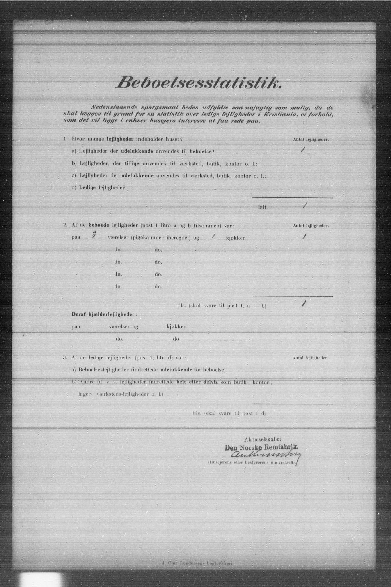 OBA, Municipal Census 1902 for Kristiania, 1902, p. 2358