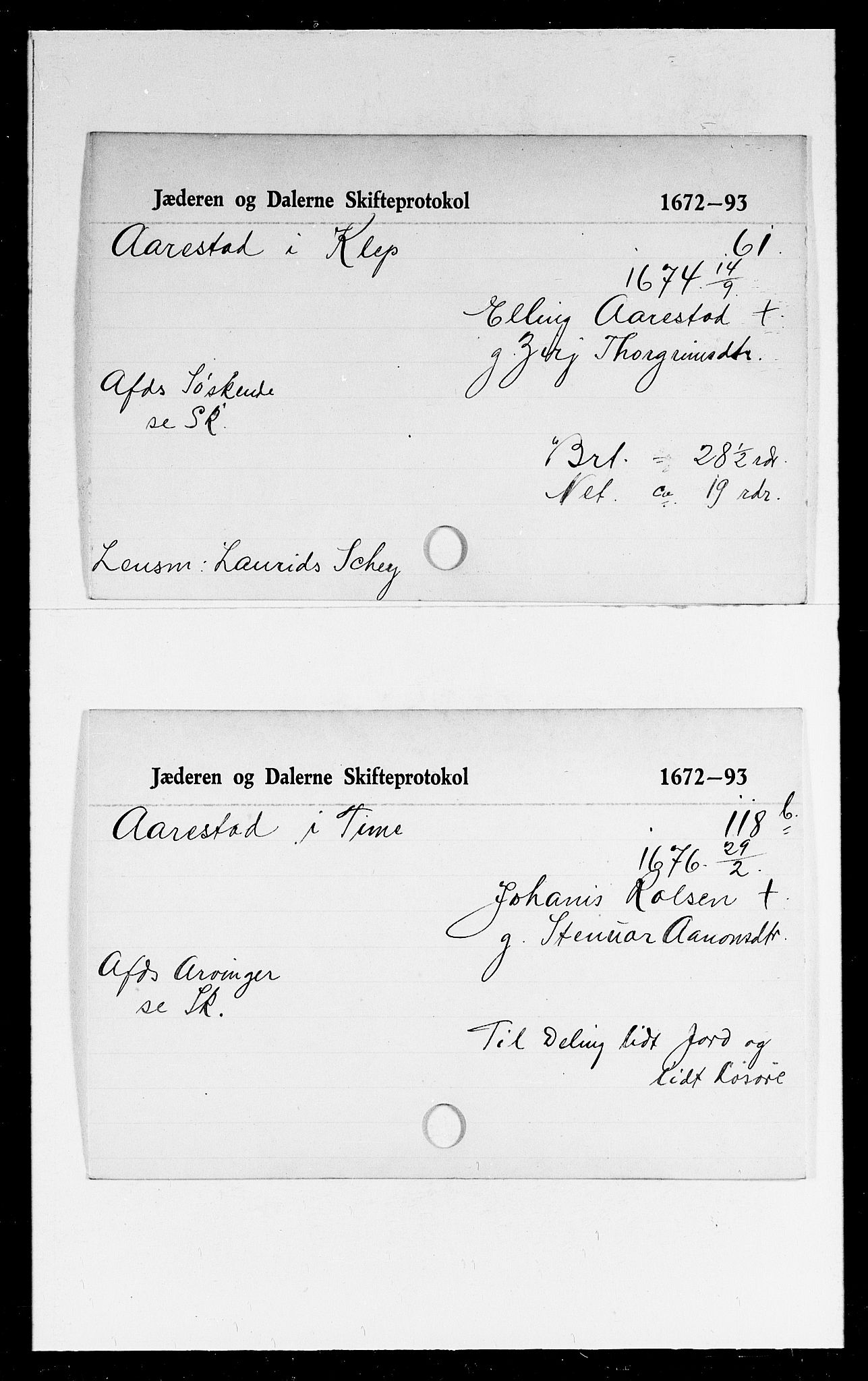 Jæren og Dalane sorenskriveri, AV/SAST-A-100306/5, 1672-1693, p. 12