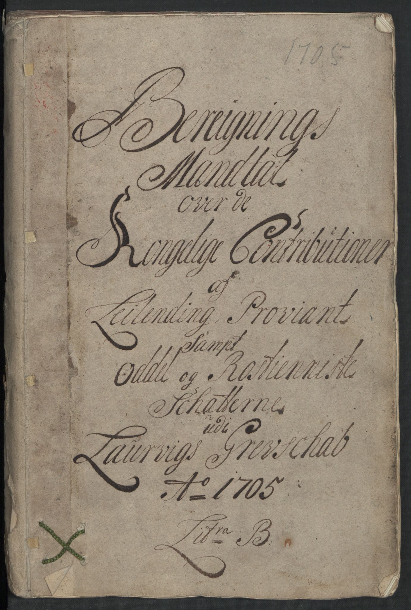 Rentekammeret inntil 1814, Reviderte regnskaper, Fogderegnskap, RA/EA-4092/R33/L1978: Fogderegnskap Larvik grevskap, 1704-1705, p. 278