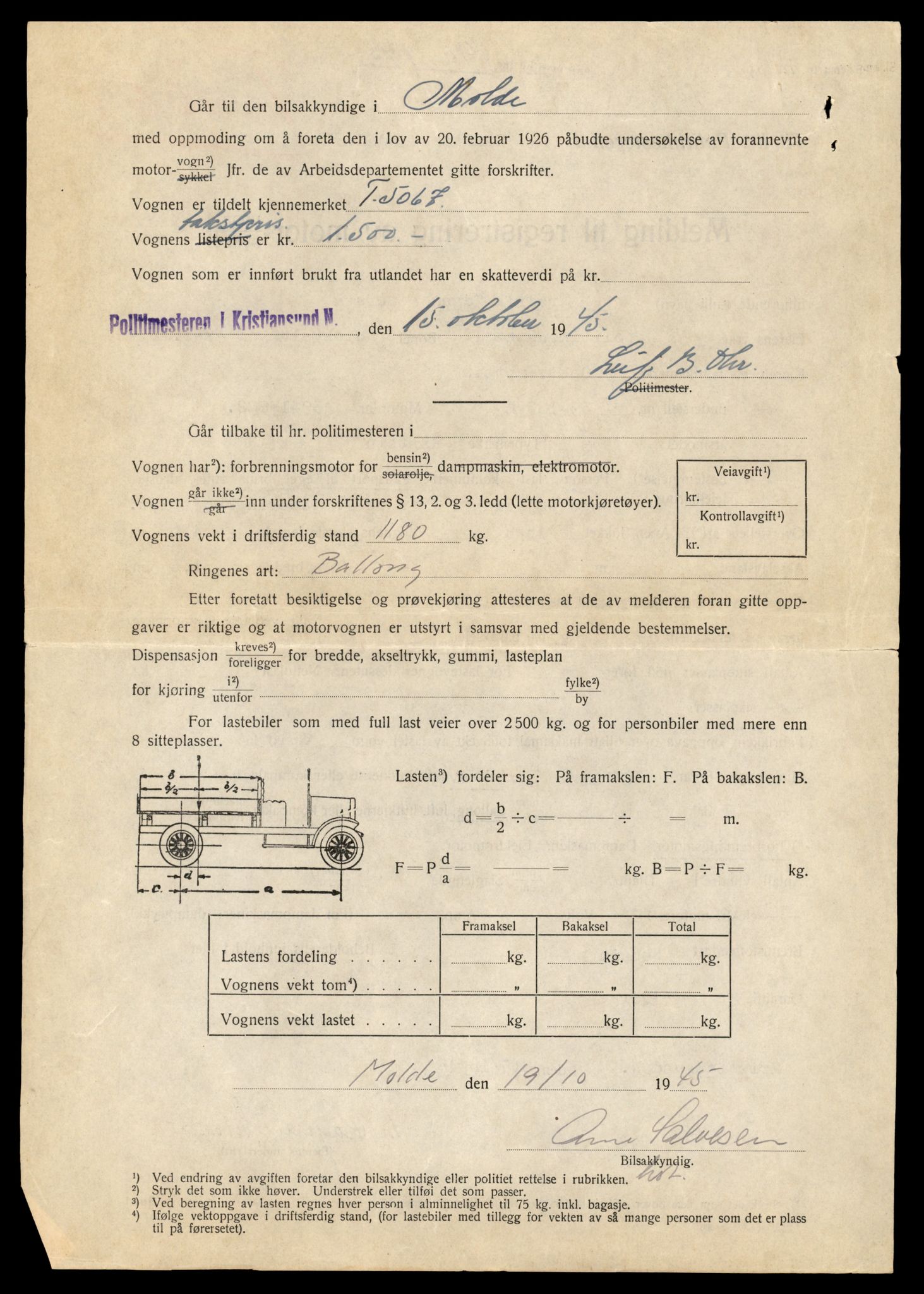 Møre og Romsdal vegkontor - Ålesund trafikkstasjon, SAT/A-4099/F/Fe/L0042: Registreringskort for kjøretøy T 13906 - T 14079, 1927-1998, p. 2801