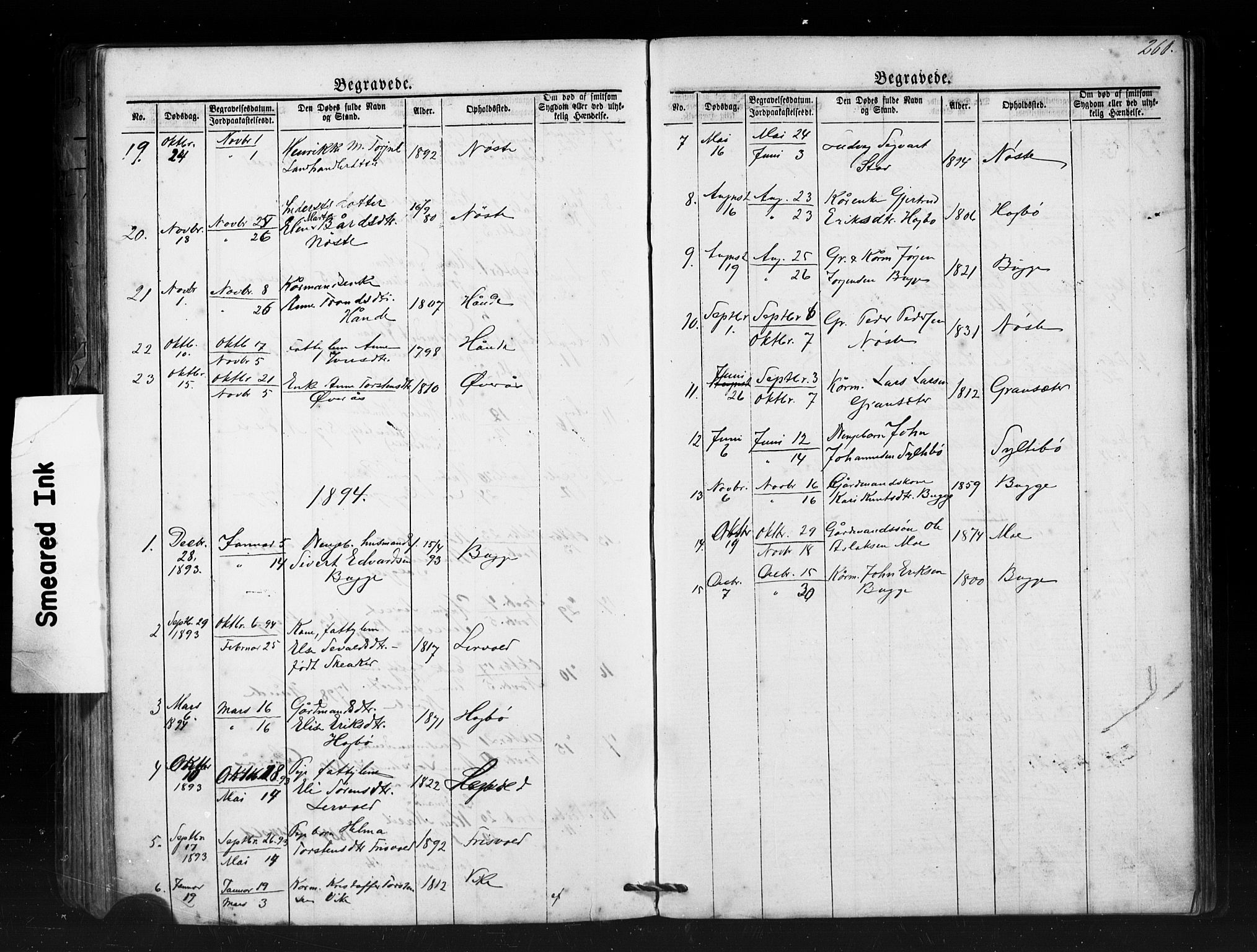 Ministerialprotokoller, klokkerbøker og fødselsregistre - Møre og Romsdal, SAT/A-1454/552/L0638: Parish register (copy) no. 552C01, 1867-1902, p. 260