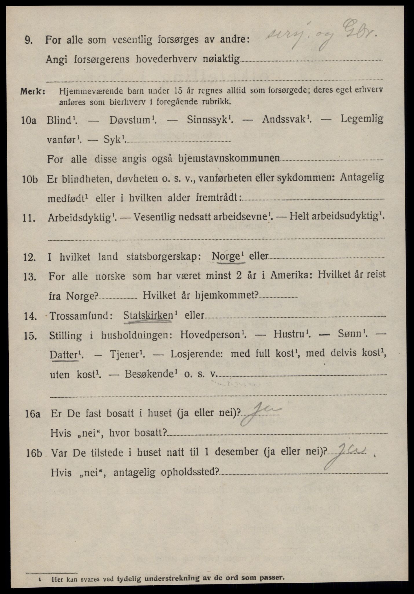 SAT, 1920 census for Fræna, 1920, p. 4532