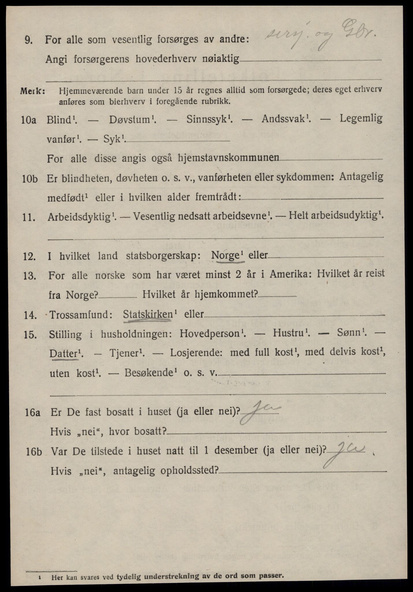 SAT, 1920 census for Fræna, 1920, p. 4532