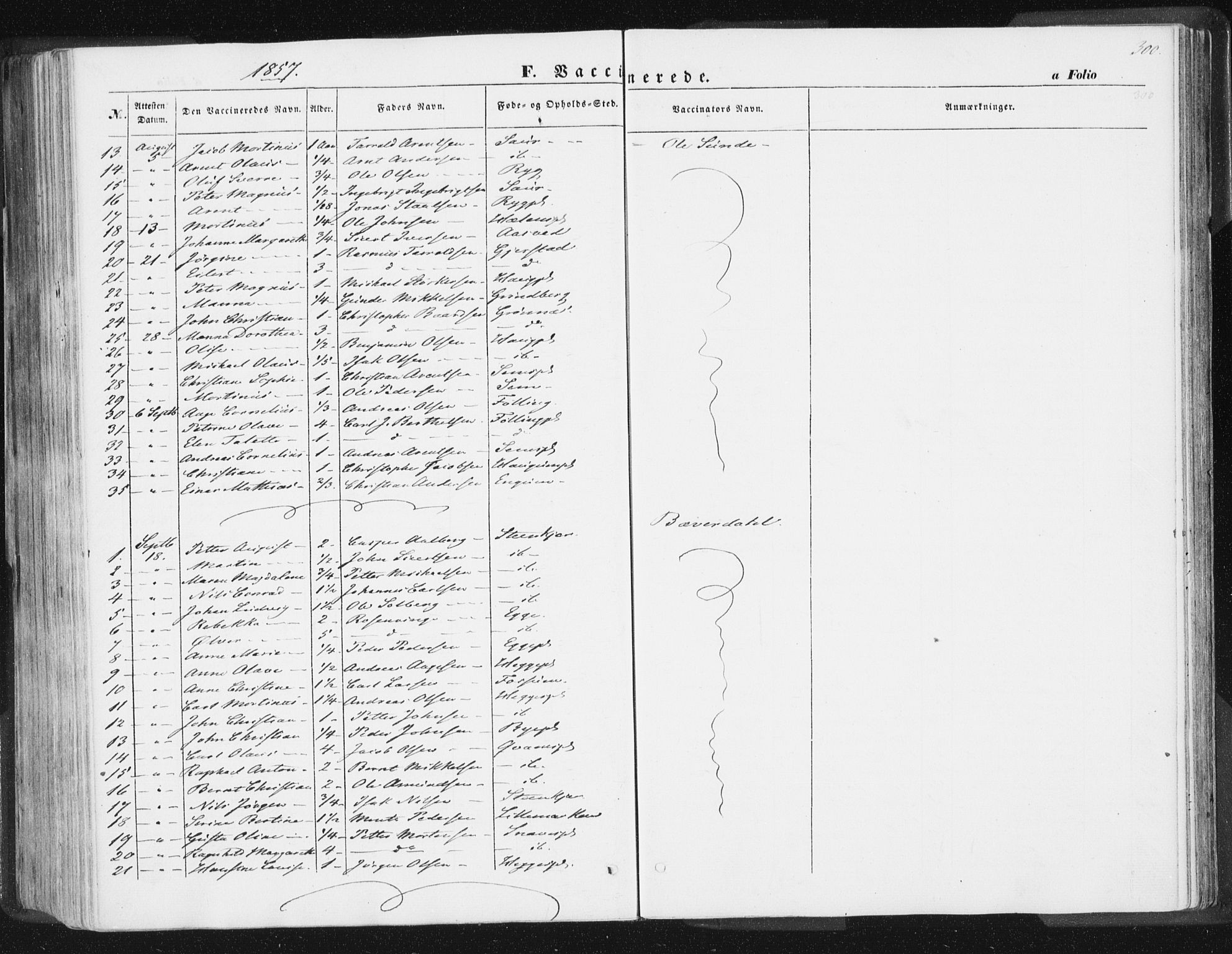 Ministerialprotokoller, klokkerbøker og fødselsregistre - Nord-Trøndelag, AV/SAT-A-1458/746/L0446: Parish register (official) no. 746A05, 1846-1859, p. 300