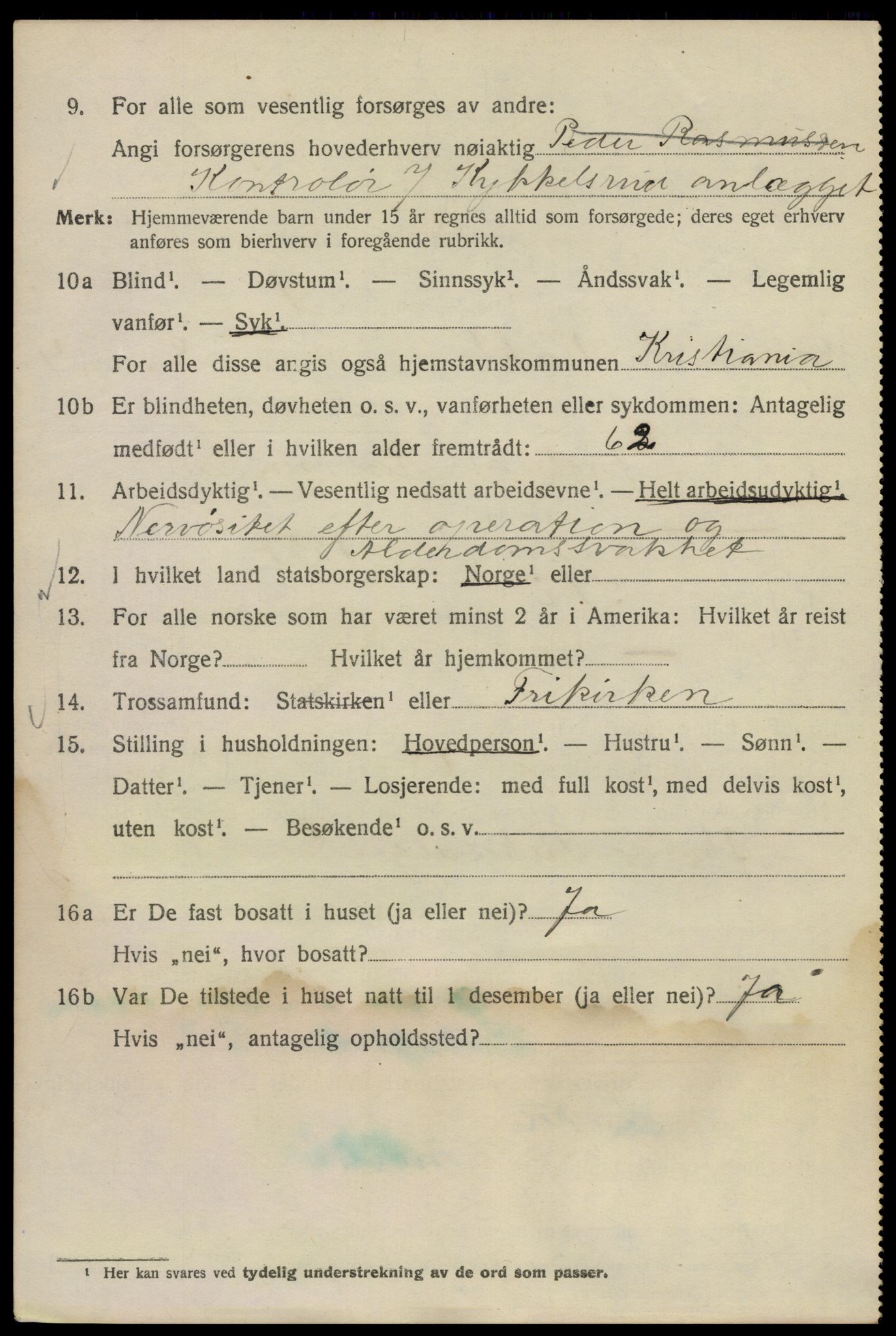 SAO, 1920 census for Kristiania, 1920, p. 627514