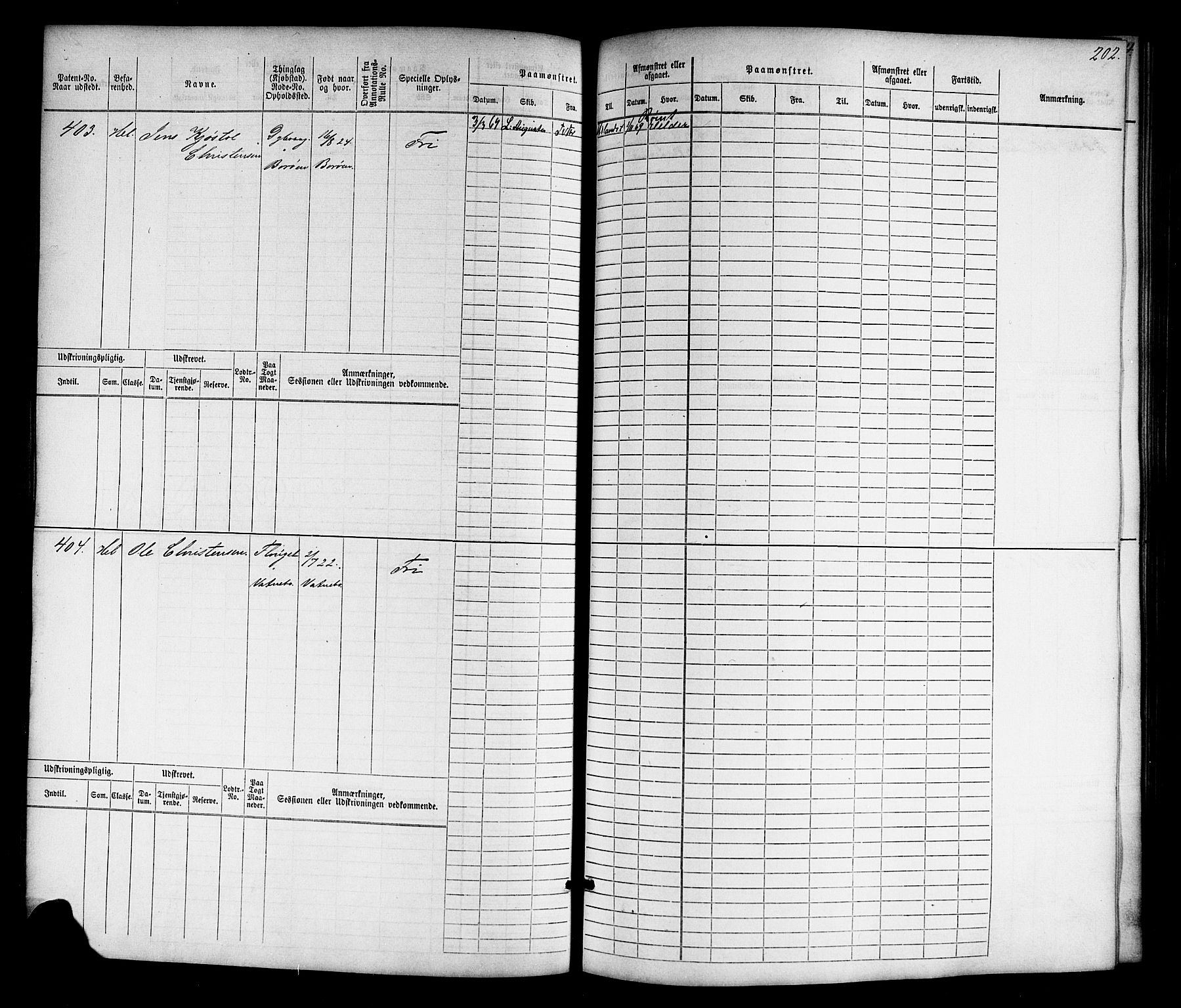 Tvedestrand mønstringskrets, SAK/2031-0011/F/Fb/L0015: Hovedrulle nr 1-766, U-31, 1869-1900, p. 208