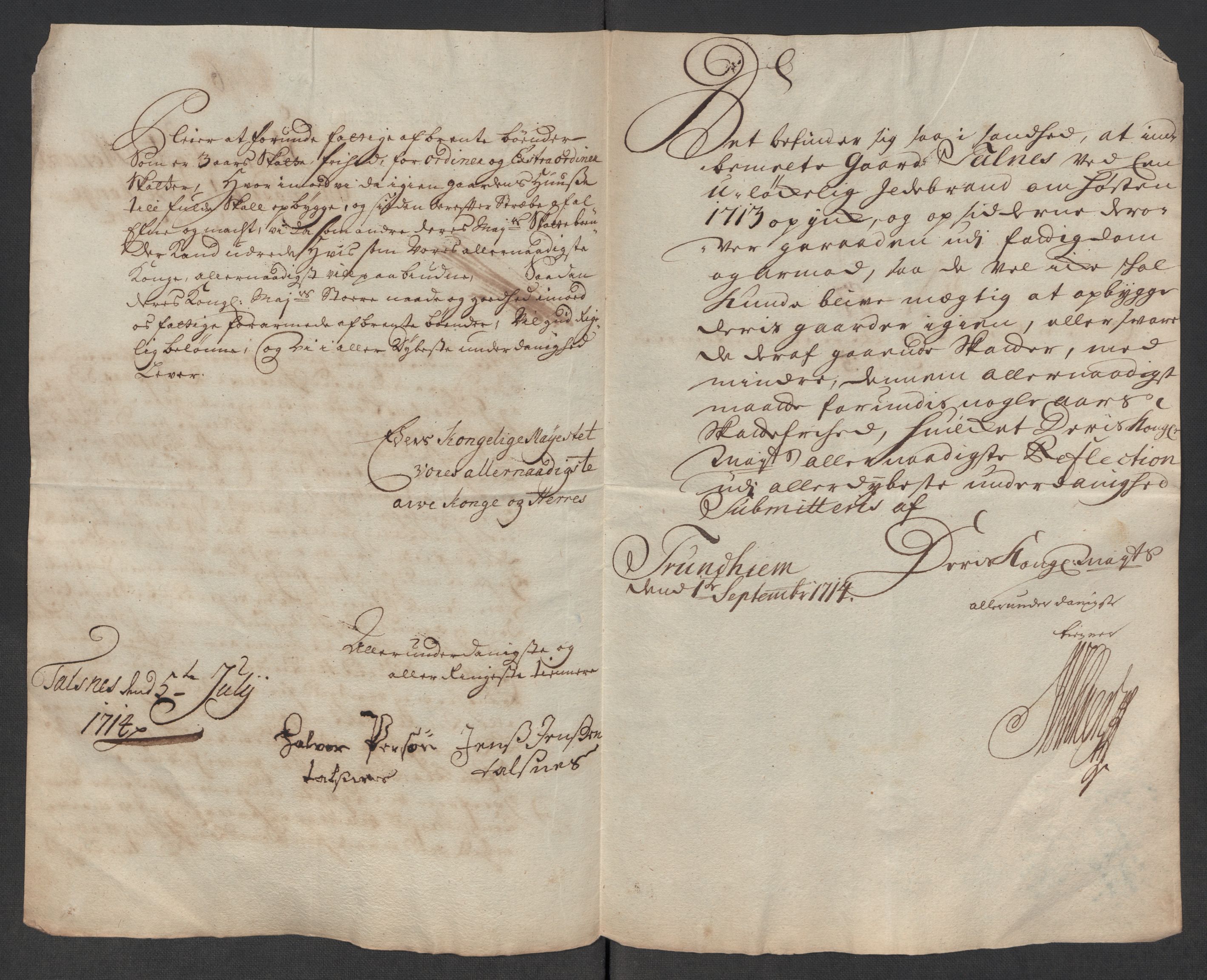 Rentekammeret inntil 1814, Reviderte regnskaper, Fogderegnskap, RA/EA-4092/R60/L3966: Fogderegnskap Orkdal og Gauldal, 1715, p. 549