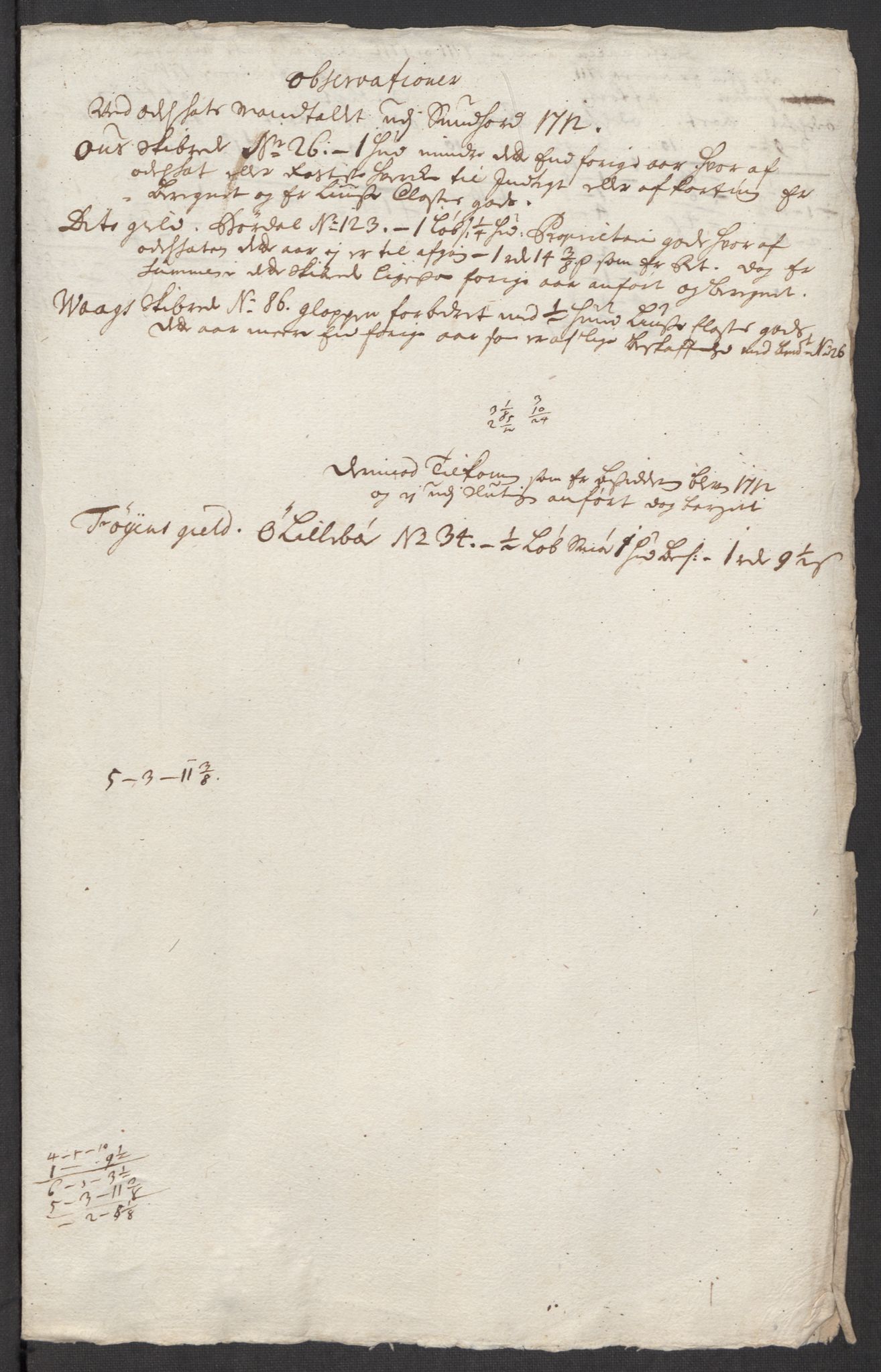 Rentekammeret inntil 1814, Reviderte regnskaper, Fogderegnskap, AV/RA-EA-4092/R48/L2988: Fogderegnskap Sunnhordland og Hardanger, 1712, p. 119