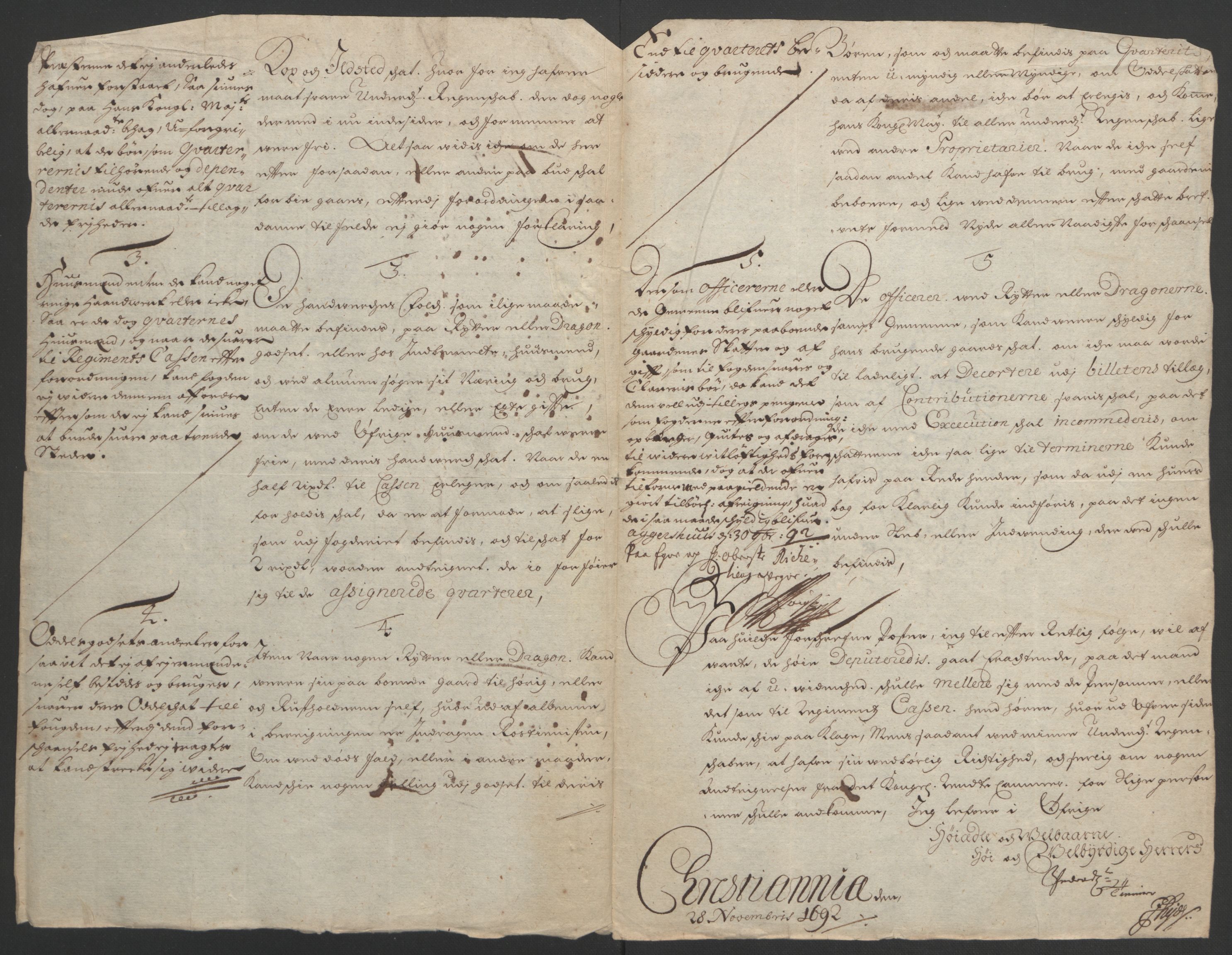 Rentekammeret inntil 1814, Reviderte regnskaper, Fogderegnskap, AV/RA-EA-4092/R09/L0437: Fogderegnskap Follo, 1692-1693, p. 218