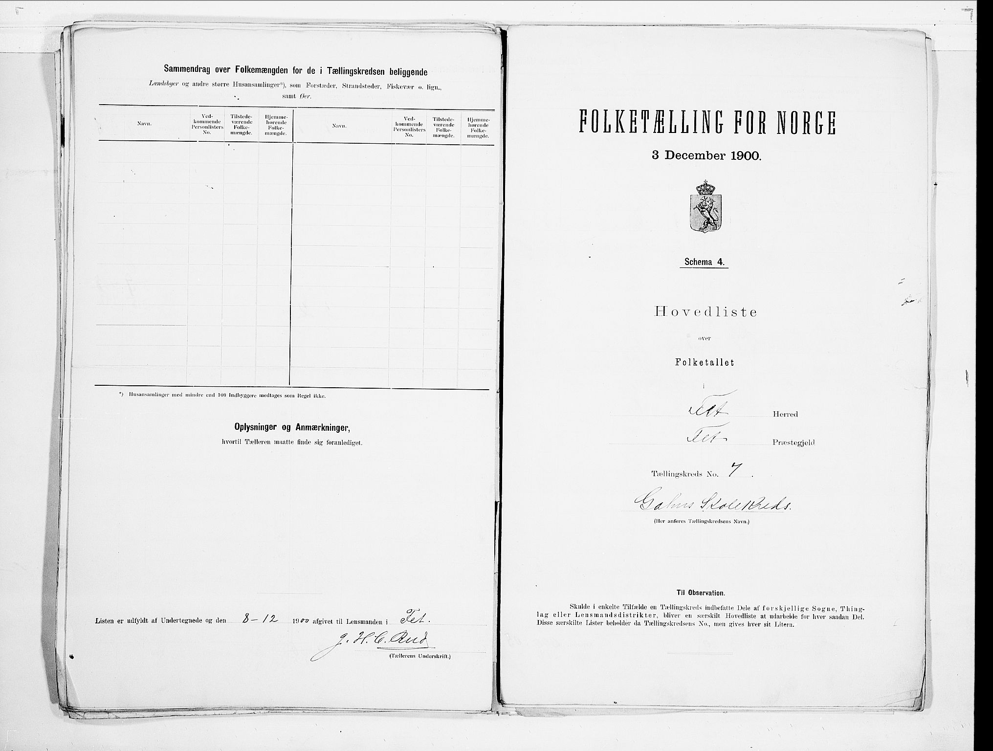 SAO, 1900 census for Fet, 1900, p. 18