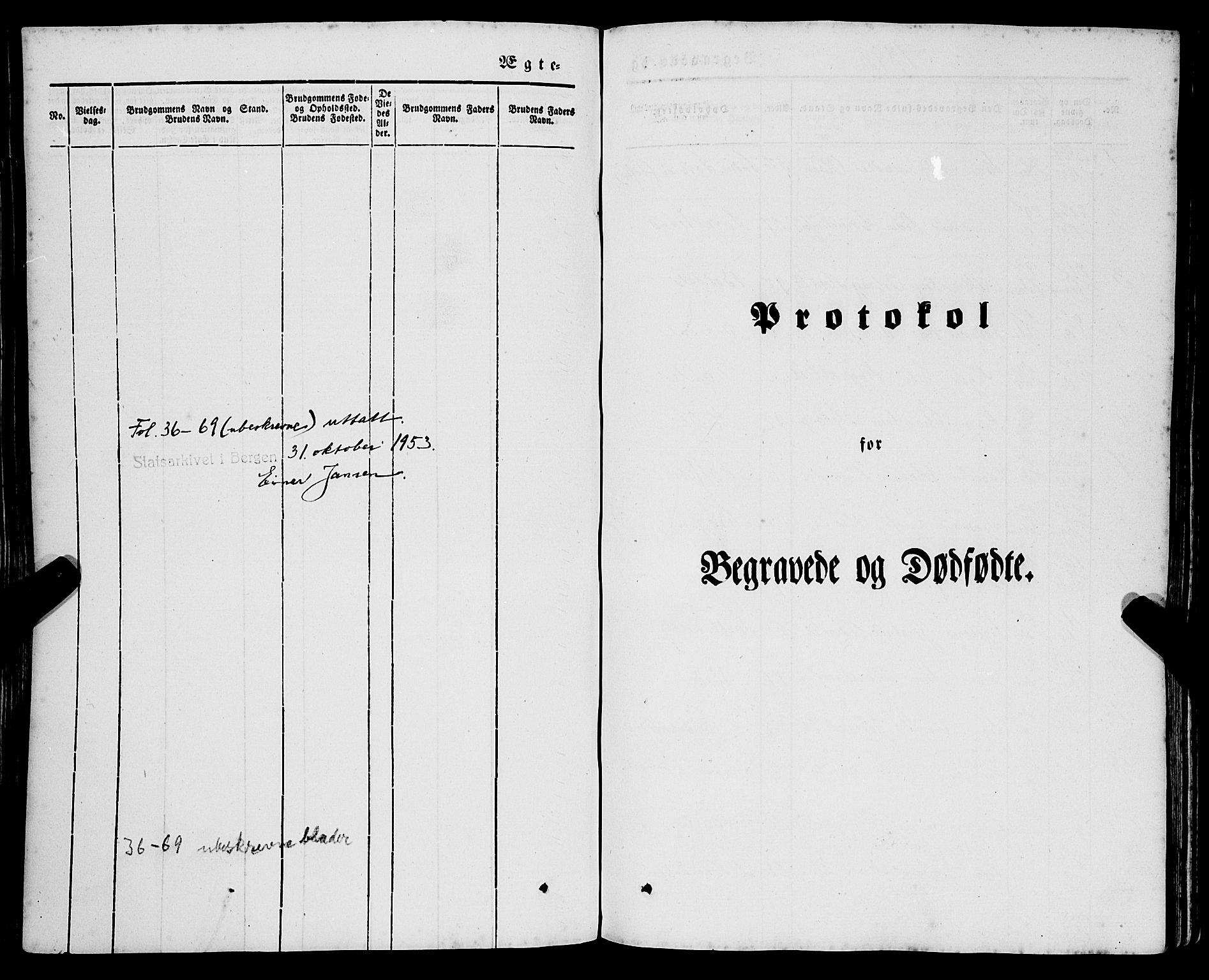 Lavik sokneprestembete, AV/SAB-A-80901: Parish register (official) no. A 3, 1843-1863, p. 36