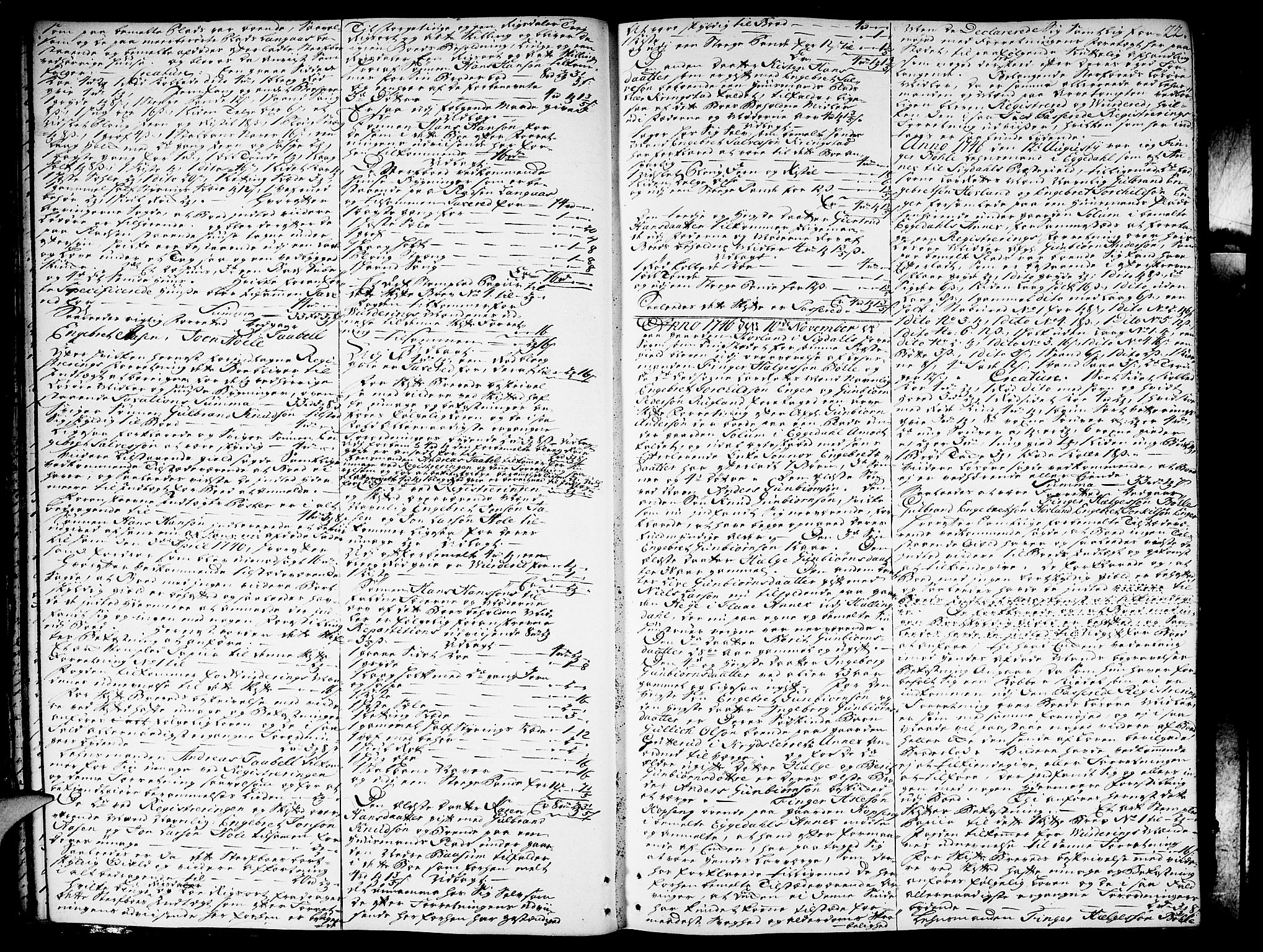 Eiker, Modum og Sigdal sorenskriveri, AV/SAKO-A-123/H/Hb/Hba/L0010: Skifteprotokoll, 1746-1751, p. 21b-22a