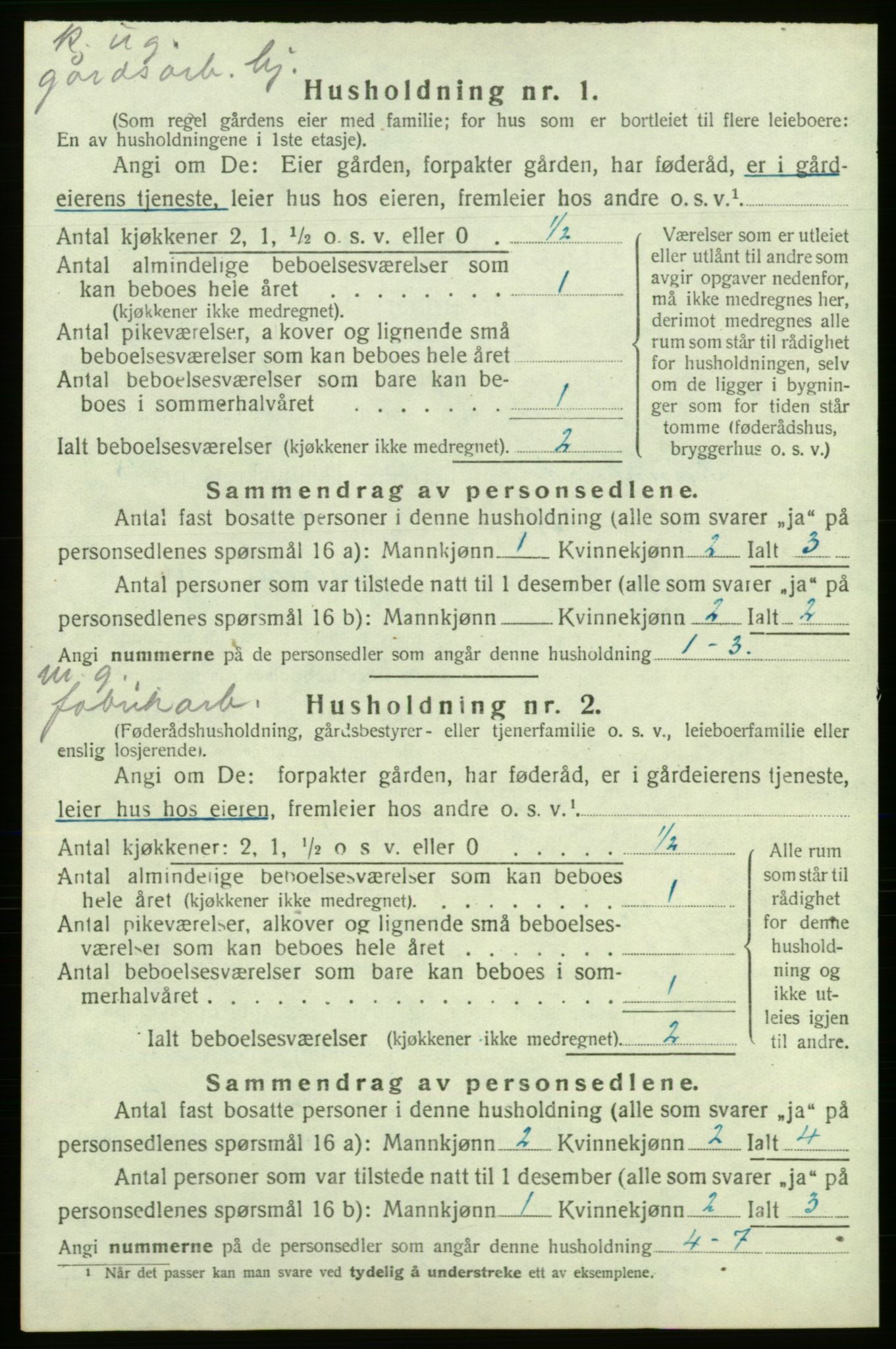 SAB, 1920 census for Kvinnherad, 1920, p. 2740