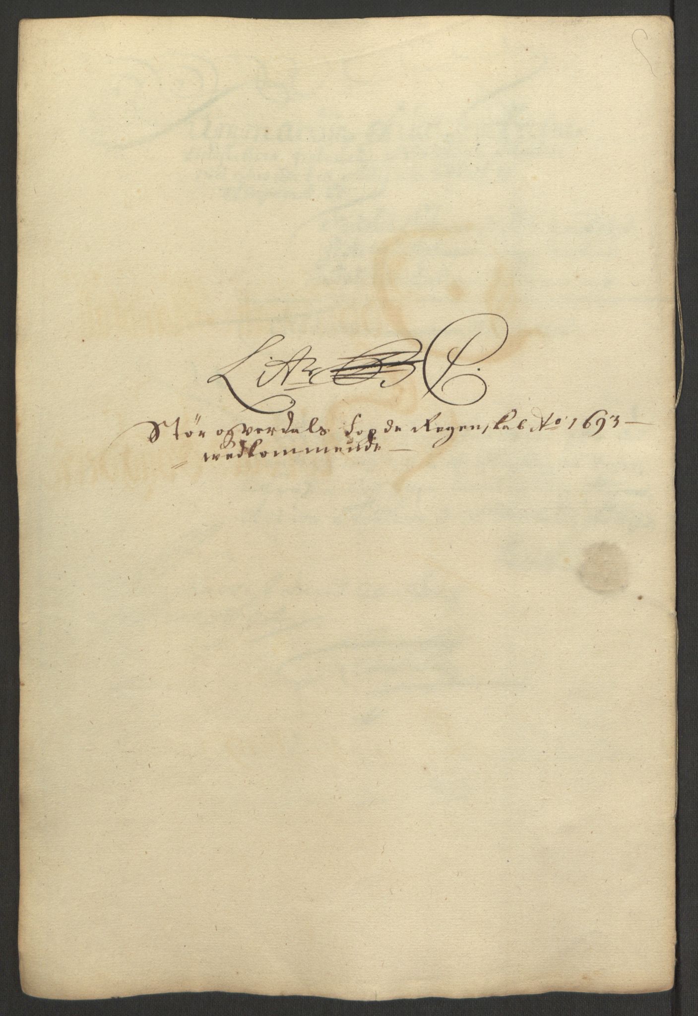 Rentekammeret inntil 1814, Reviderte regnskaper, Fogderegnskap, AV/RA-EA-4092/R62/L4186: Fogderegnskap Stjørdal og Verdal, 1693-1694, p. 36