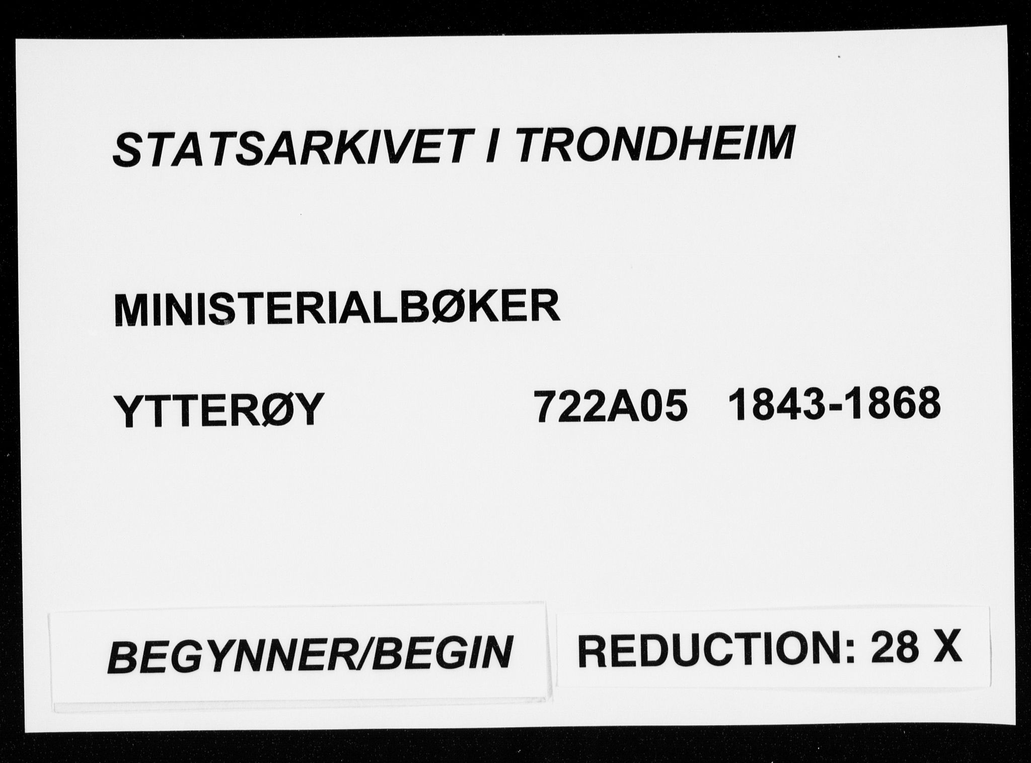 Ministerialprotokoller, klokkerbøker og fødselsregistre - Nord-Trøndelag, SAT/A-1458/722/L0218: Parish register (official) no. 722A05, 1843-1868