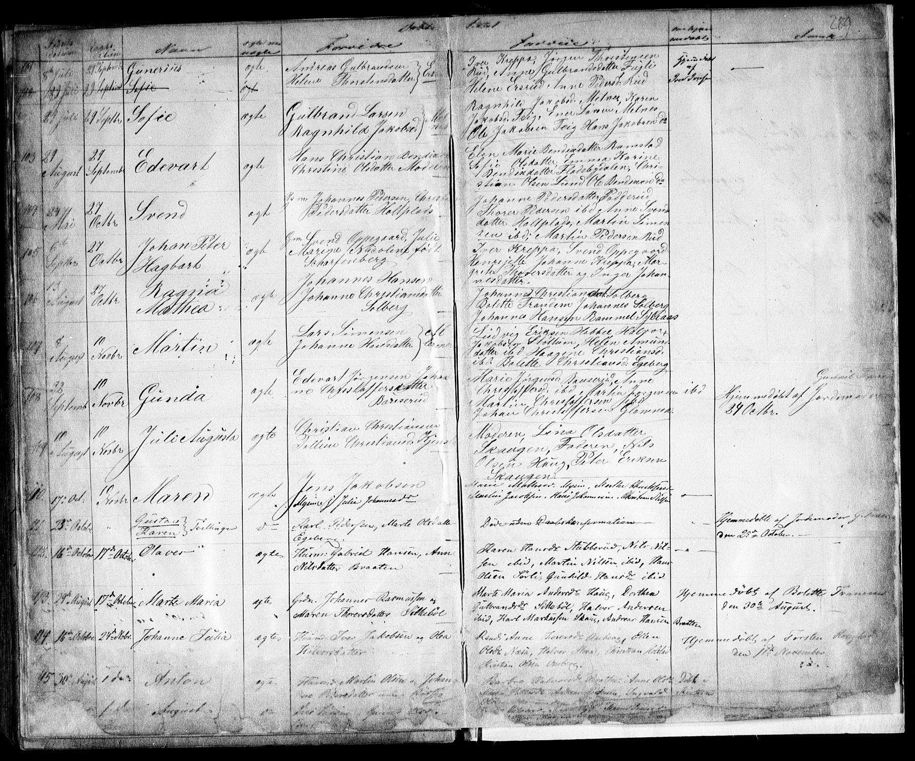 Enebakk prestekontor Kirkebøker, AV/SAO-A-10171c/F/Fa/L0009: Parish register (official) no. I 9, 1832-1861, p. 289