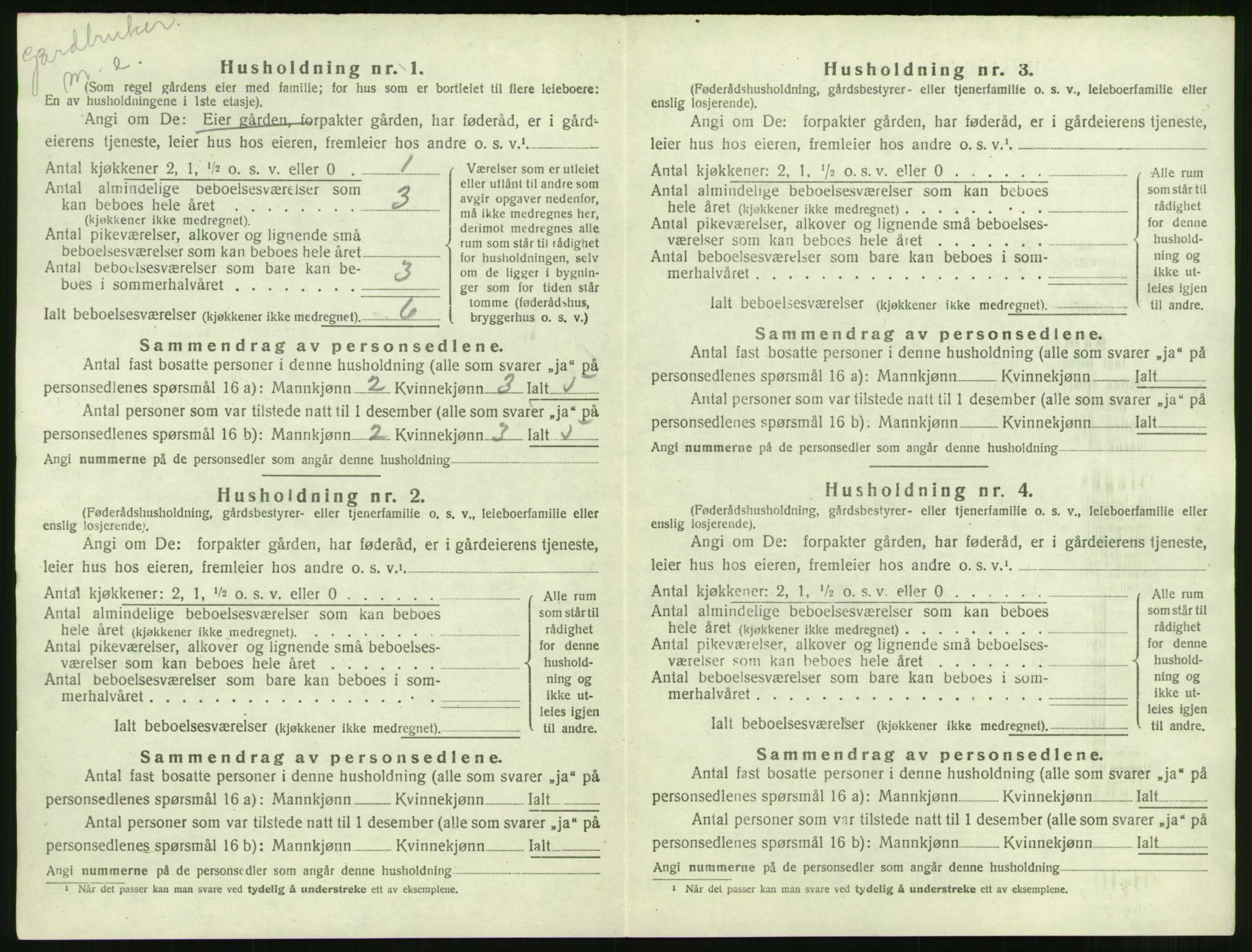 SAT, 1920 census for Frei, 1920, p. 254